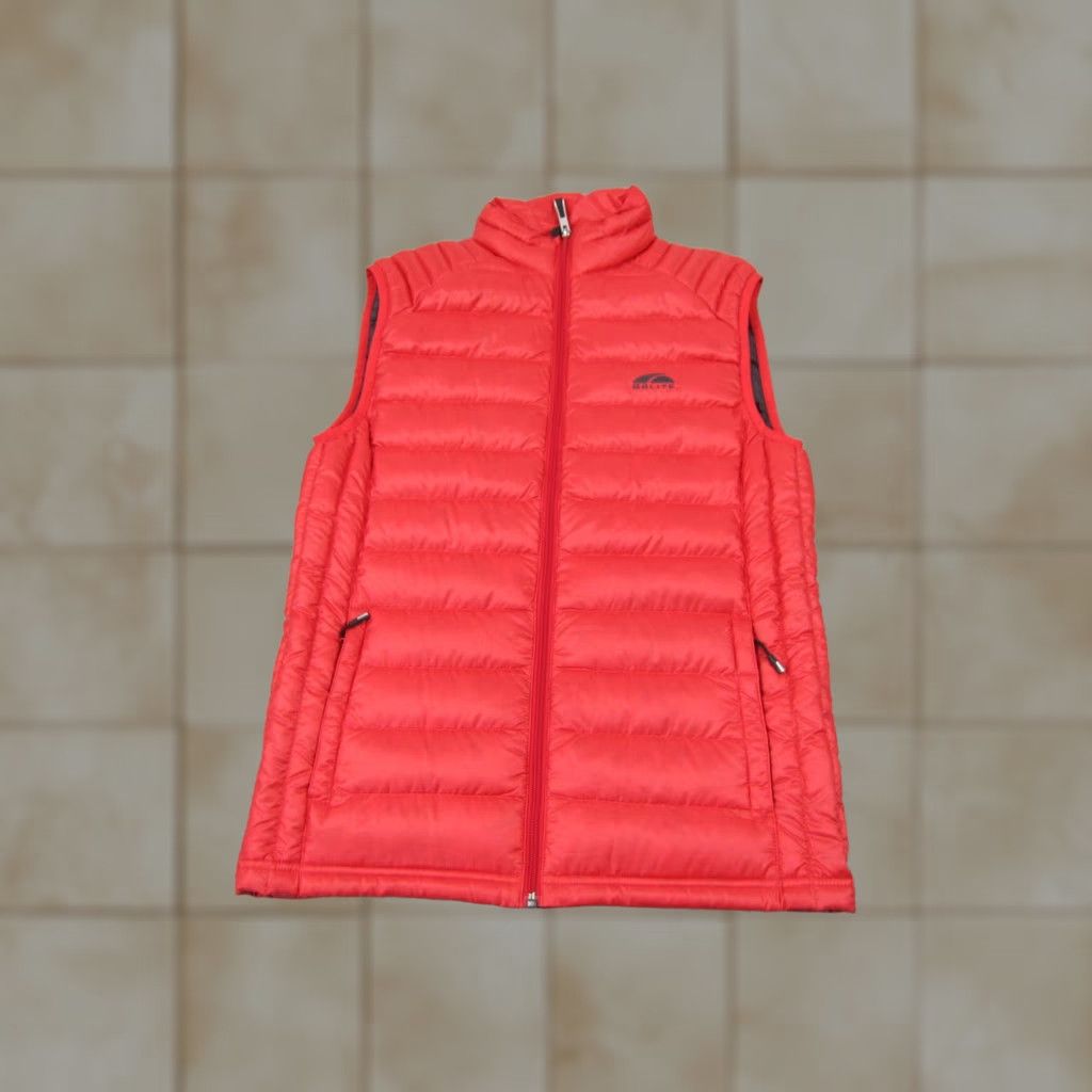 Vintage GoLite Vest Mens S Red Puffer Down Full Zip 800 Pertex Microlight Mid-Length Quilted Lightweight Rvrsbl Jacket/Coat Solid Pattern Outdoors Size US S / EU 44-46 / 1 - 1 Thumbnail
