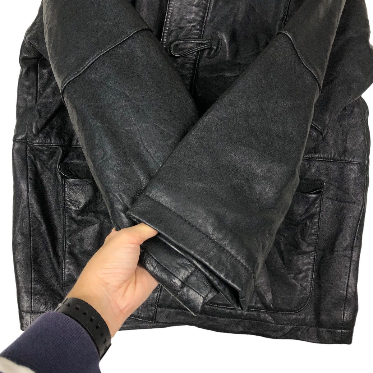 Japanese Brand 🔥Vintage Biker Leather Jacket Donobio Blanket Issey Miyake Size US M / EU 48-50 / 2 - 15 Thumbnail