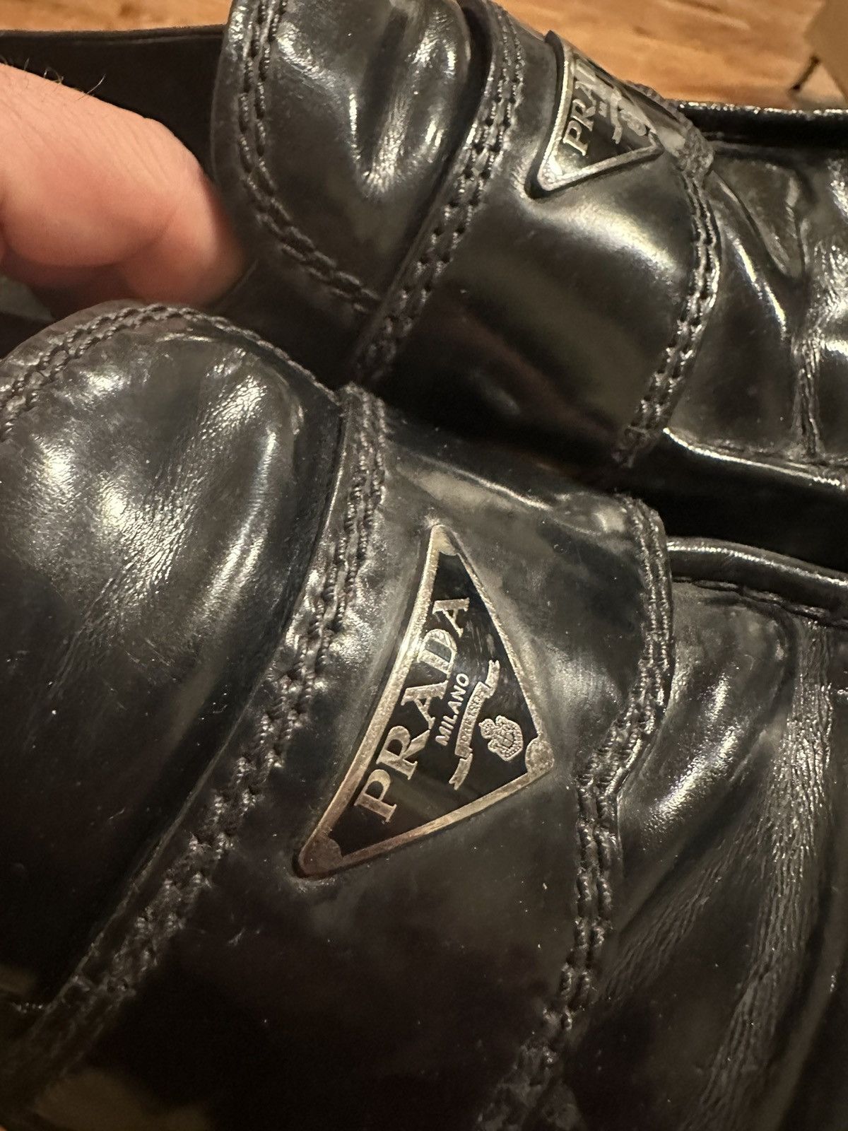 Prada Vintage Prada loafers size 9.5 Size US 9.5 / EU 42-43 - 7 Thumbnail