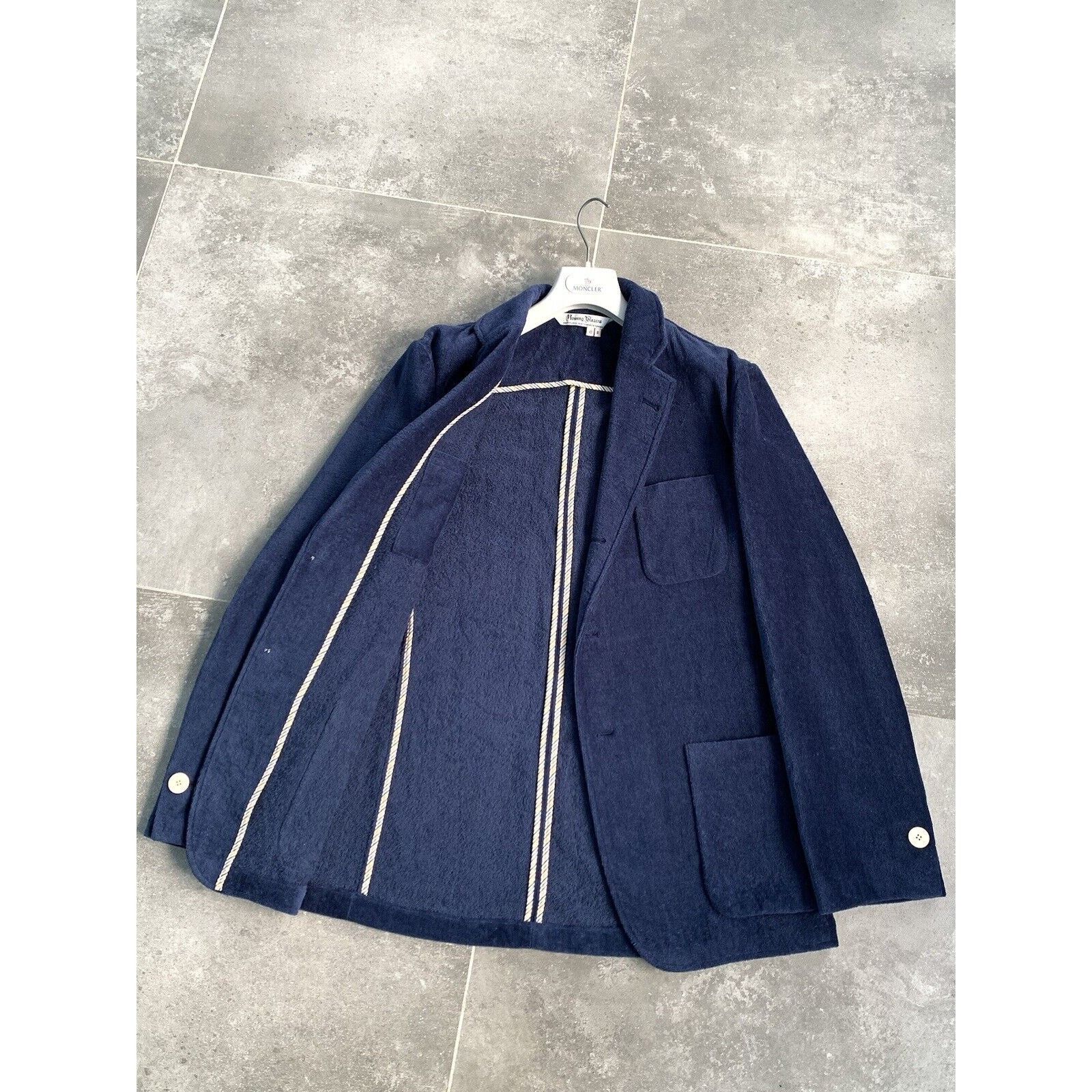Japanese Brand × Rowing Blazers Mens ROWING BLAZERS Terrycloth Sport Blazer Jacket EU52 UK42 Size 52R - 9 Thumbnail