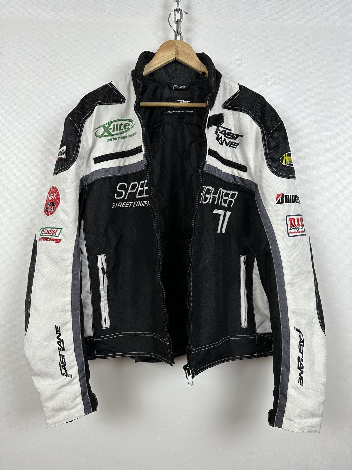 Formula 1 Vintage Speed Fighter Fast Lane Racing NASCAR Jacket Size US XL / EU 56 / 4 - 6 Thumbnail