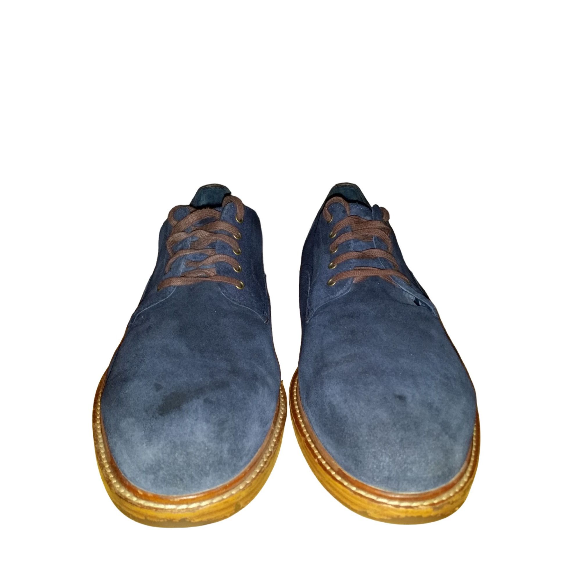 Cole Haan Cole Haan Grand 0S Oxford Shoes Men Sz 13 M Lace Up Blue Sue Size US 13 / EU 46 - 4 Thumbnail