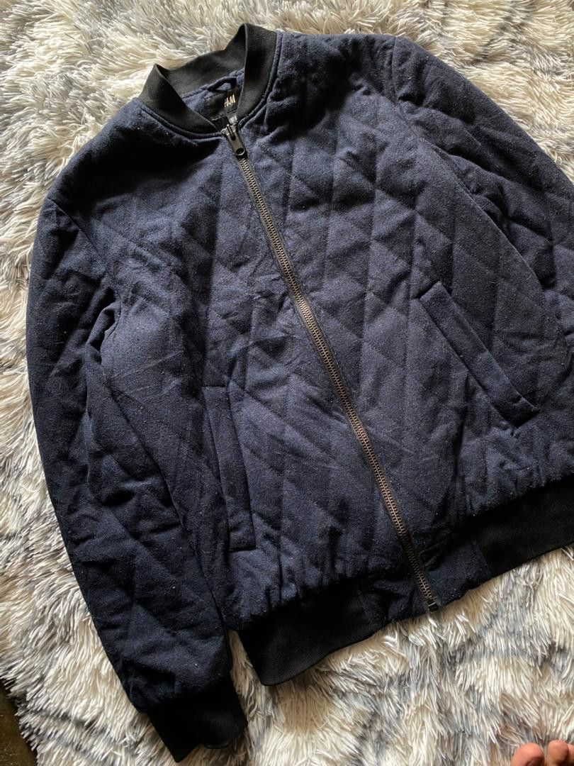 H&M H&M Wool Bombers Jacket Size US M / EU 48-50 / 2 - 2 Thumbnail
