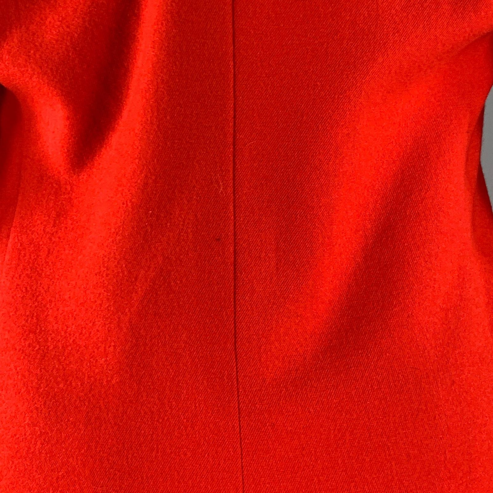 Givenchy GIVENCHY FW12 Size S Red Twill Wool Cotton Notch Lapel Suit Size 38R - 7 Thumbnail
