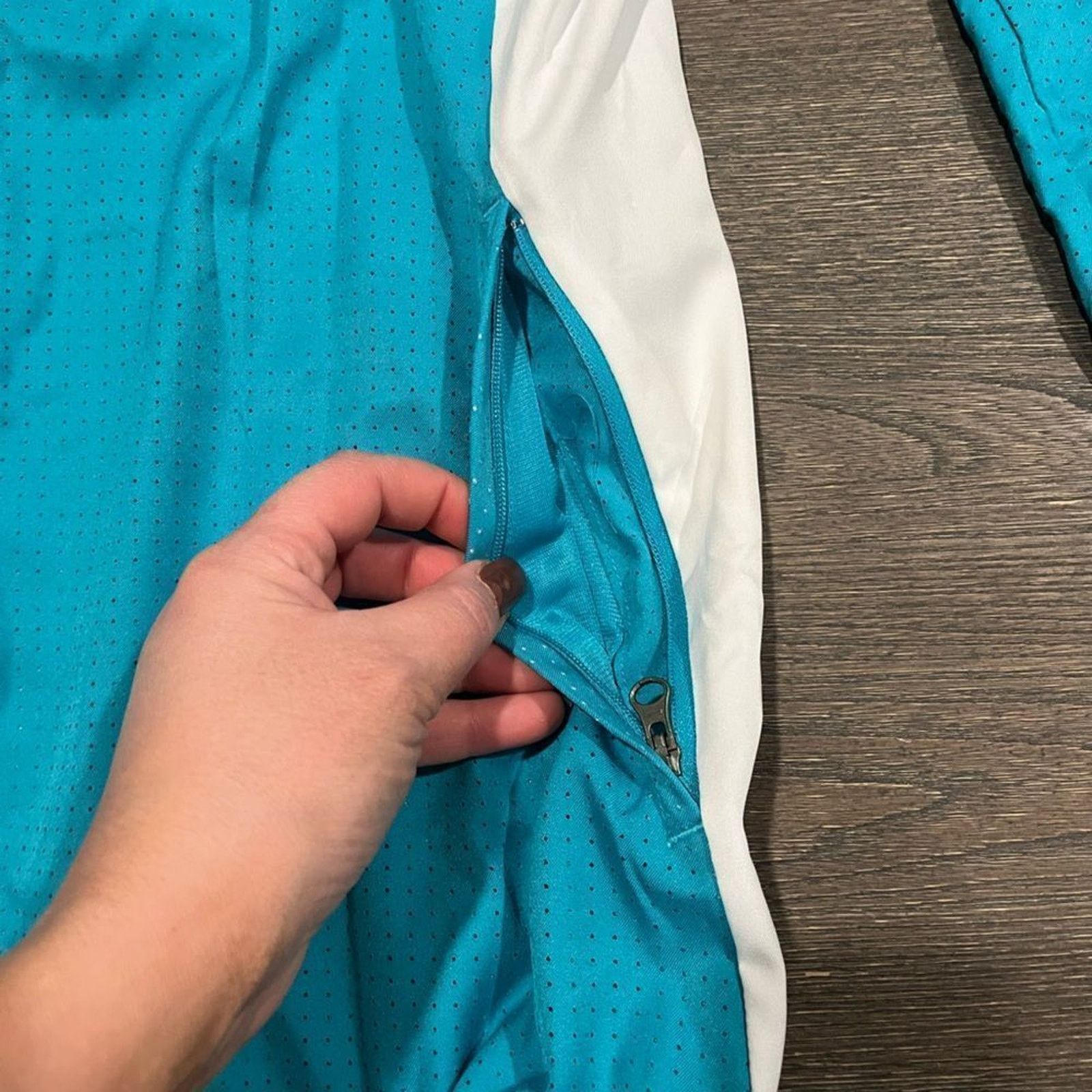 Nike NWT Nike Mens Teal Full Zip Dri-FIT Jacket - Size M Size US M / EU 48-50 / 2 - 8 Thumbnail