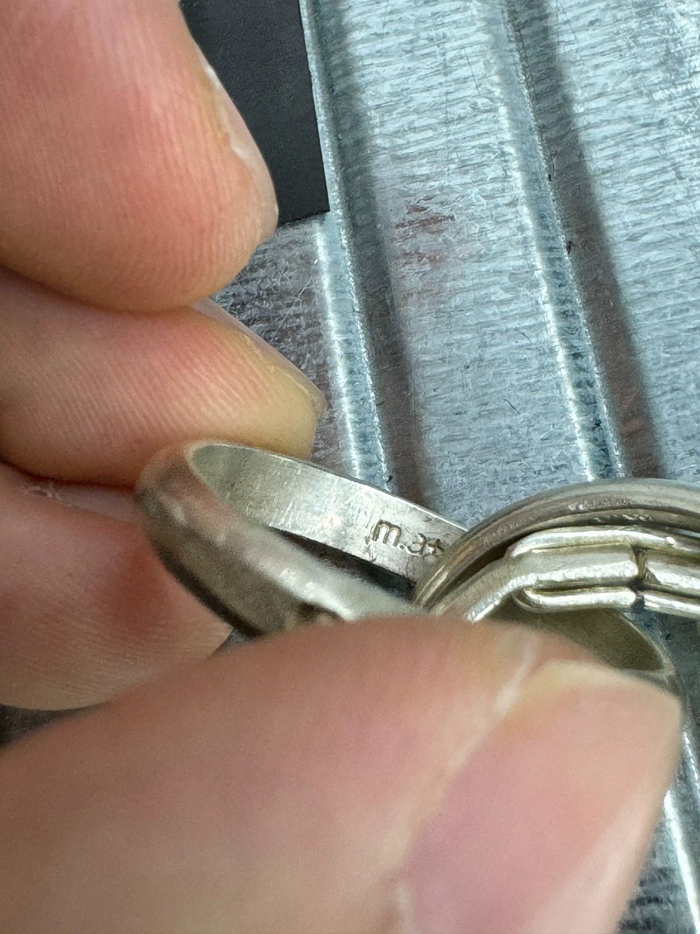 Ma+ maurizio amadei m.a+ 3-Ring AG36 S 24w Size ONE SIZE - 3 Thumbnail