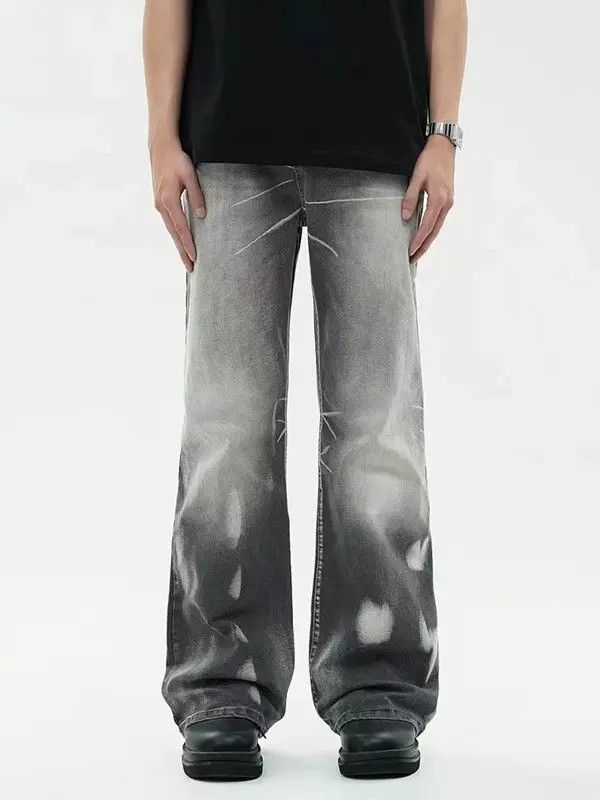 Japanese Brand × Jean Baggy Gray Denim Jeans Size US 28 / EU 44 - 1 Thumbnail
