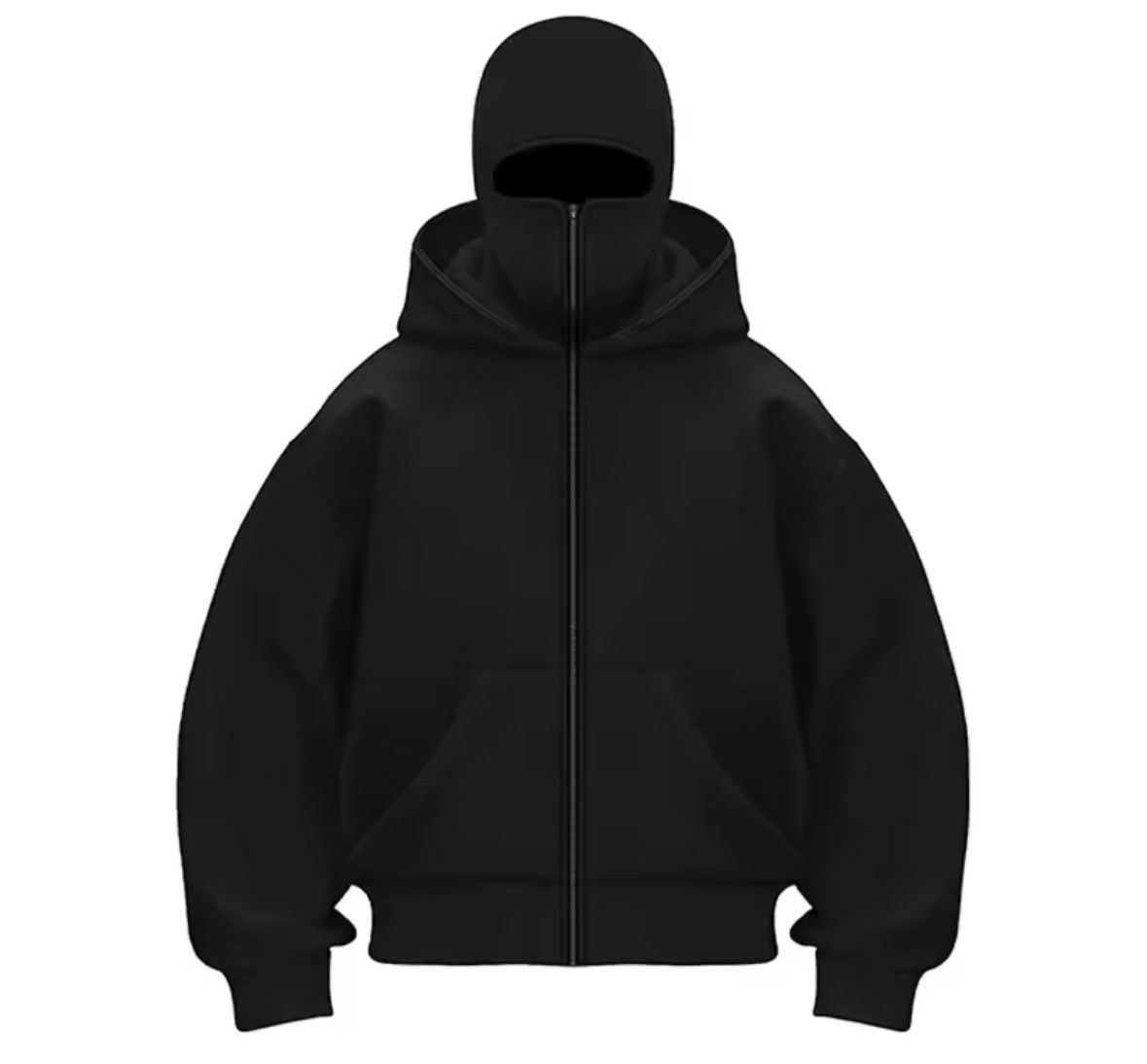 Other Y2K Gothic Harajuku Winter Warm Double Hooded Sweatshirt Size US L / EU 52-54 / 3 - 1 Thumbnail