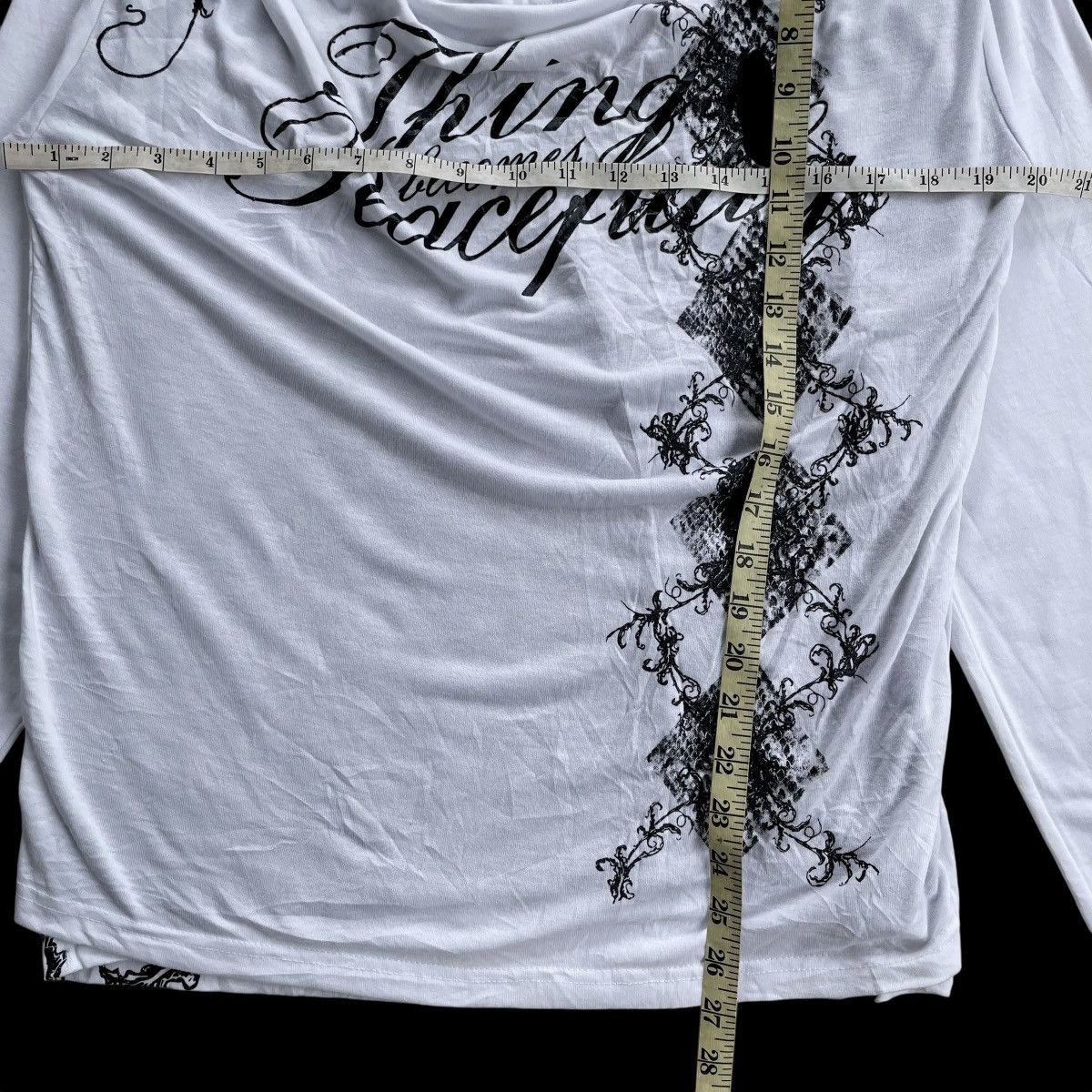 14th Addiction 🇯🇵 2000s 3 DOUBLE LAYER BEAUMERE GOTHIC PUNK POEM LONGSLEEVE Size US M / EU 48-50 / 2 - 6 Thumbnail