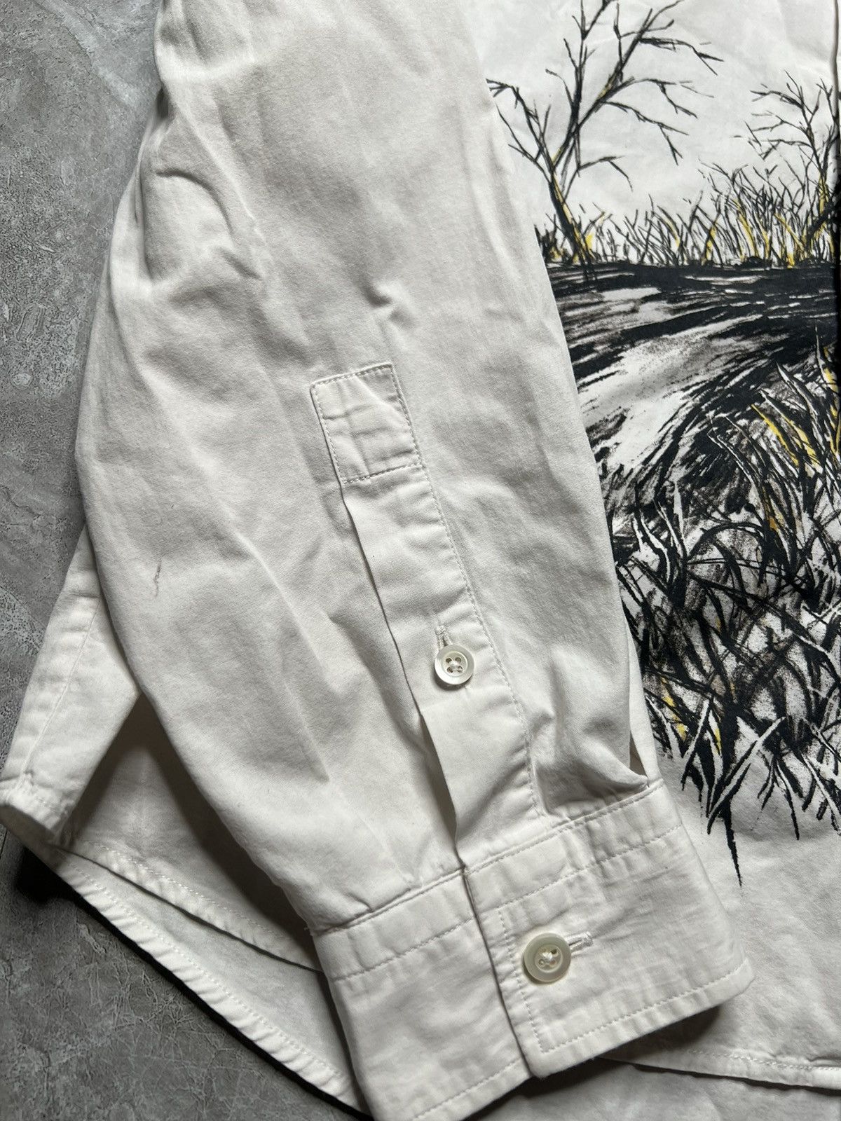 McQ Alexander McQueen MCQ by Alexander Mcqueen Printed Buttondown Shirt Size US S / EU 44-46 / 1 - 7 Thumbnail