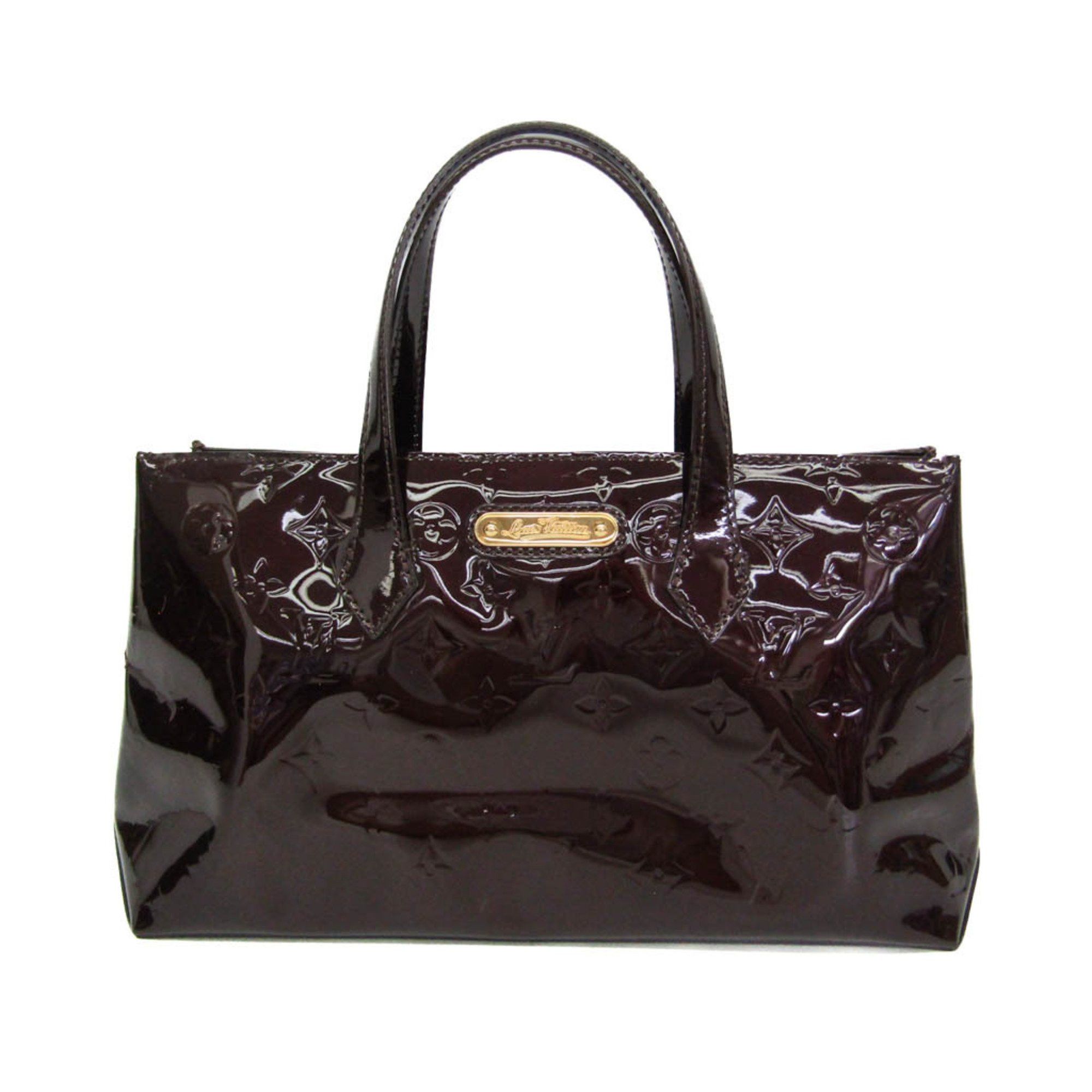 Louis Vuitton Louis Vuitton Monogram Vernis Wilshire PM M93641 Women's Handbag Amarante Size ONE SIZE - 1 Thumbnail