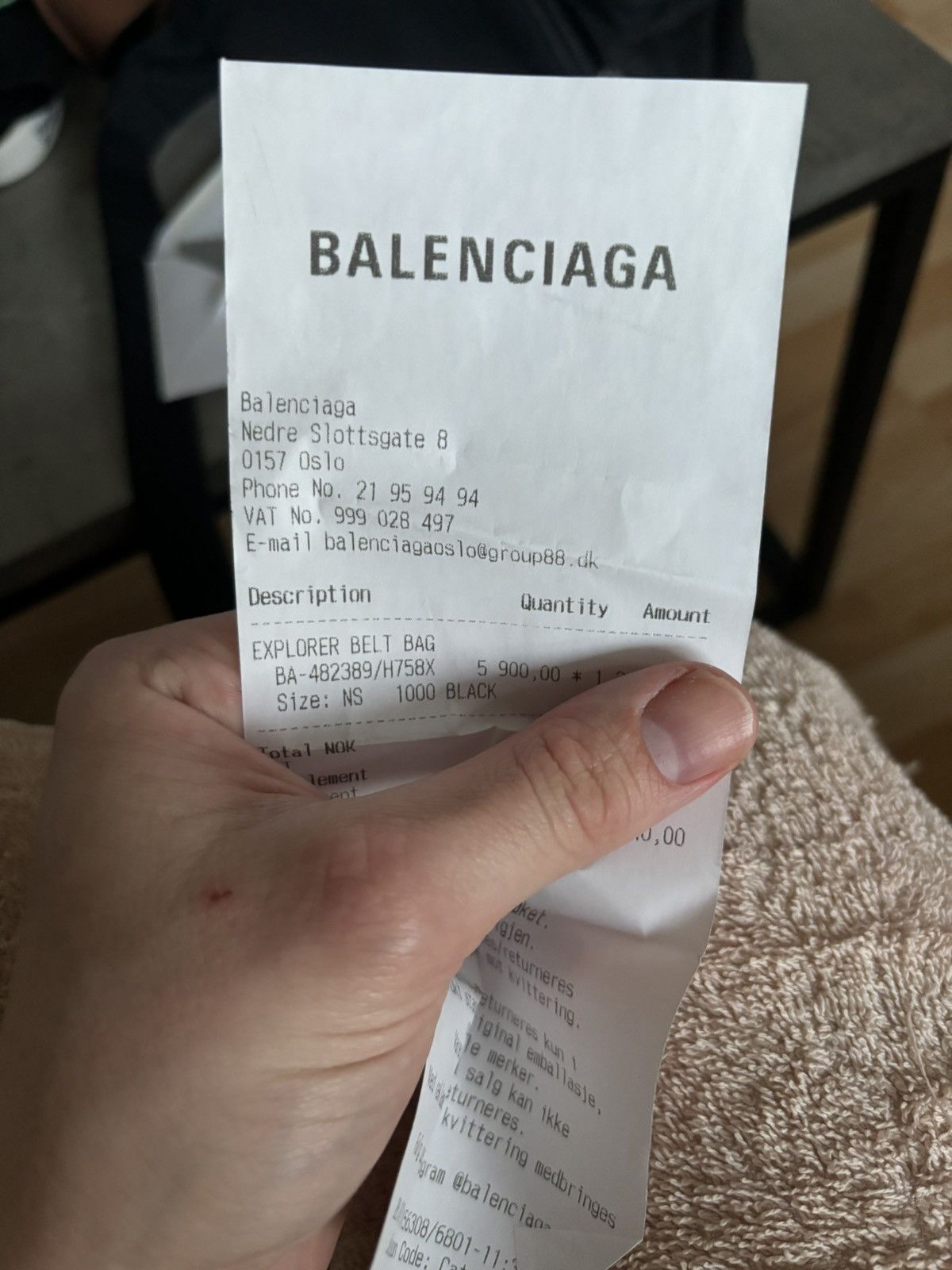 Balenciaga Balenciaga Mastercard Bum bag Size ONE SIZE - 7 Thumbnail