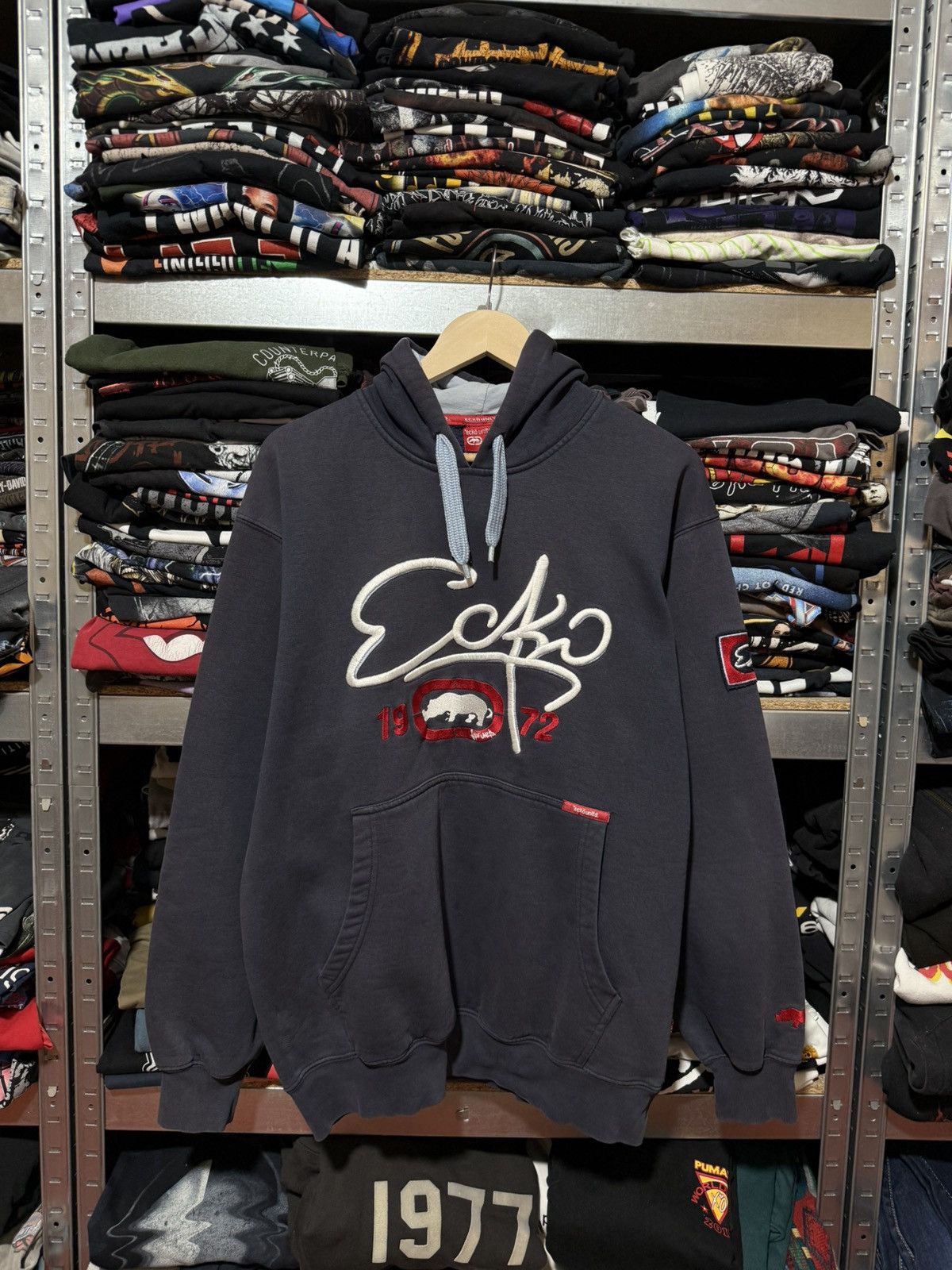 Ecko Unltd. Vintage Y2K Ecko Unltd Up Graphic Logo Hoodie Y2K Hype Size US XL / EU 56 / 4 - 1 Thumbnail