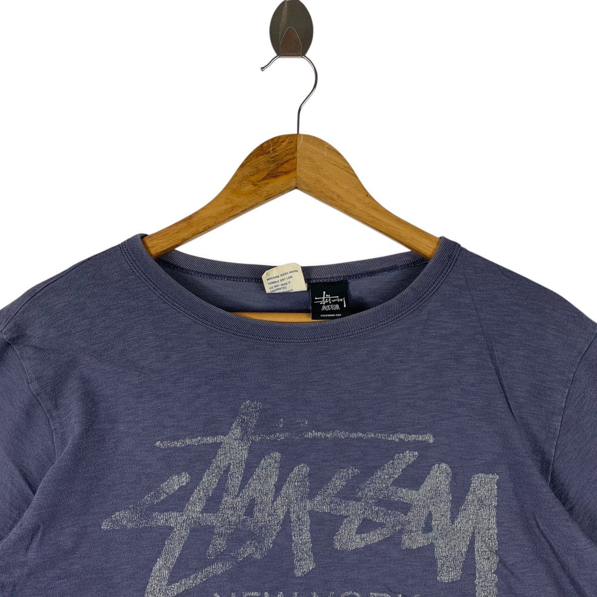 Stussy CHAMPION X STUSSY world Tour big logo tee Size US M / EU 48-50 / 2 - 2 Thumbnail