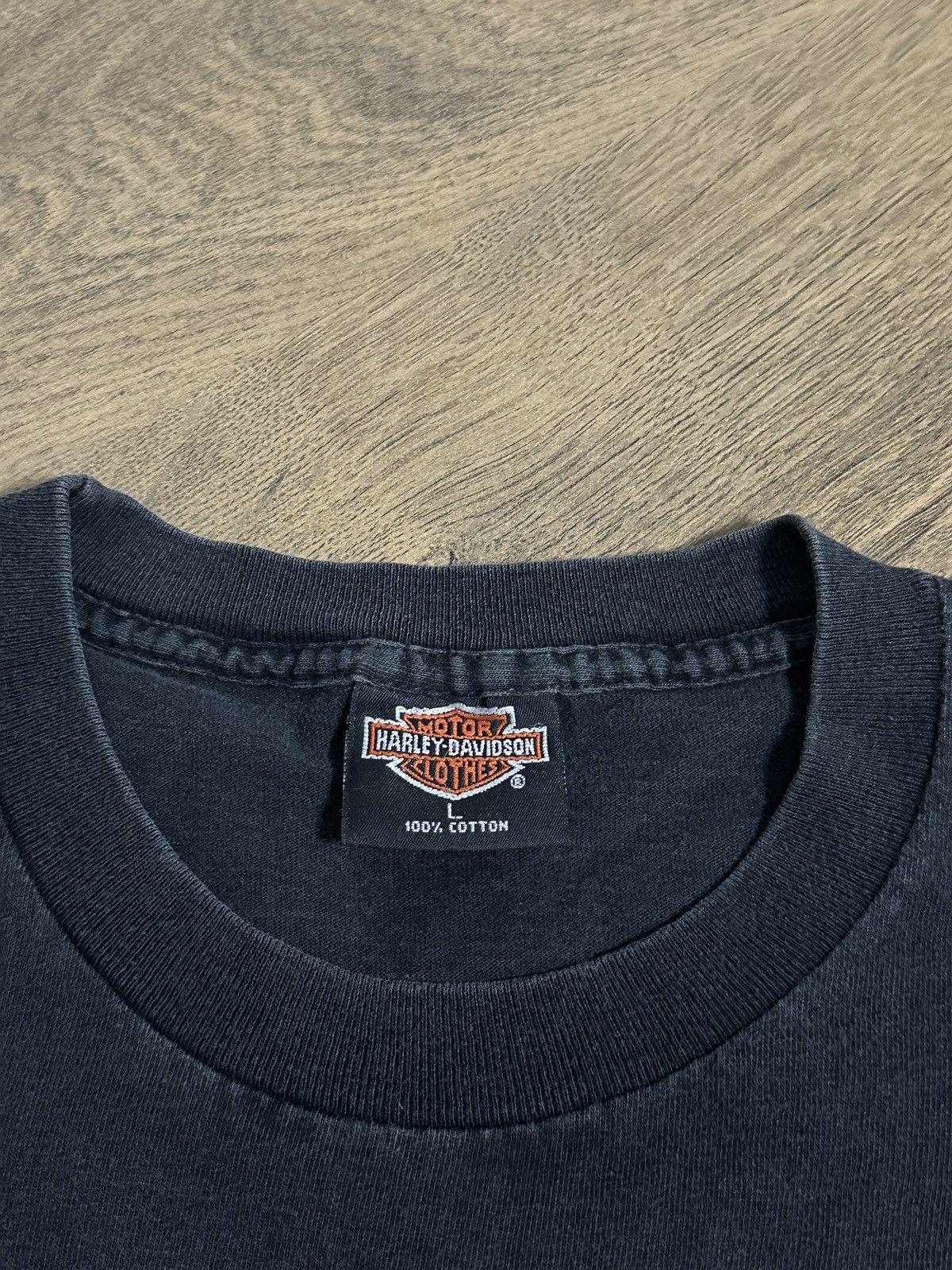 Harley Davidson × Vintage Vintage 1994 Harley Davidson Single Stitch Eagle T-Shirt Size US L / EU 52-54 / 3 - 4 Thumbnail