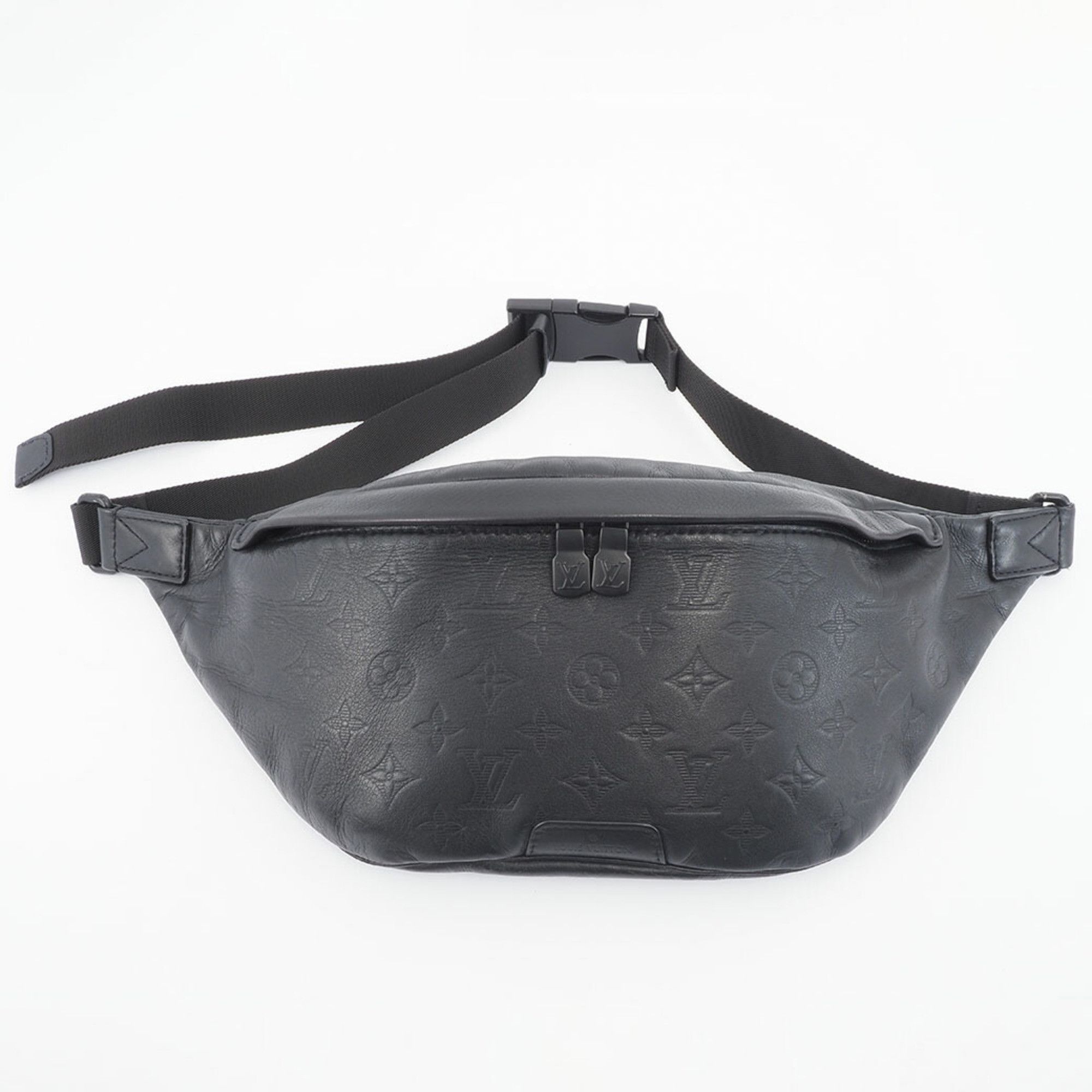 Louis Vuitton Louis Vuitton Discovery Bum Bag PM Body Black M46036 Men's Monogram Shadow Leather LOUIS VUITTON Size ONE SIZE - 1 Thumbnail