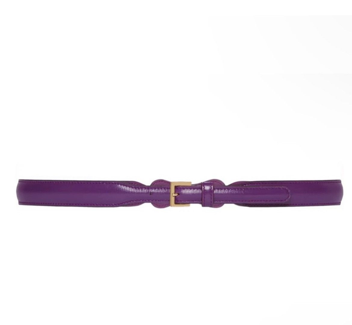 Gucci Gucci Horsebit Leather Belt Purple size 75 Size ONE SIZE - 2 Thumbnail
