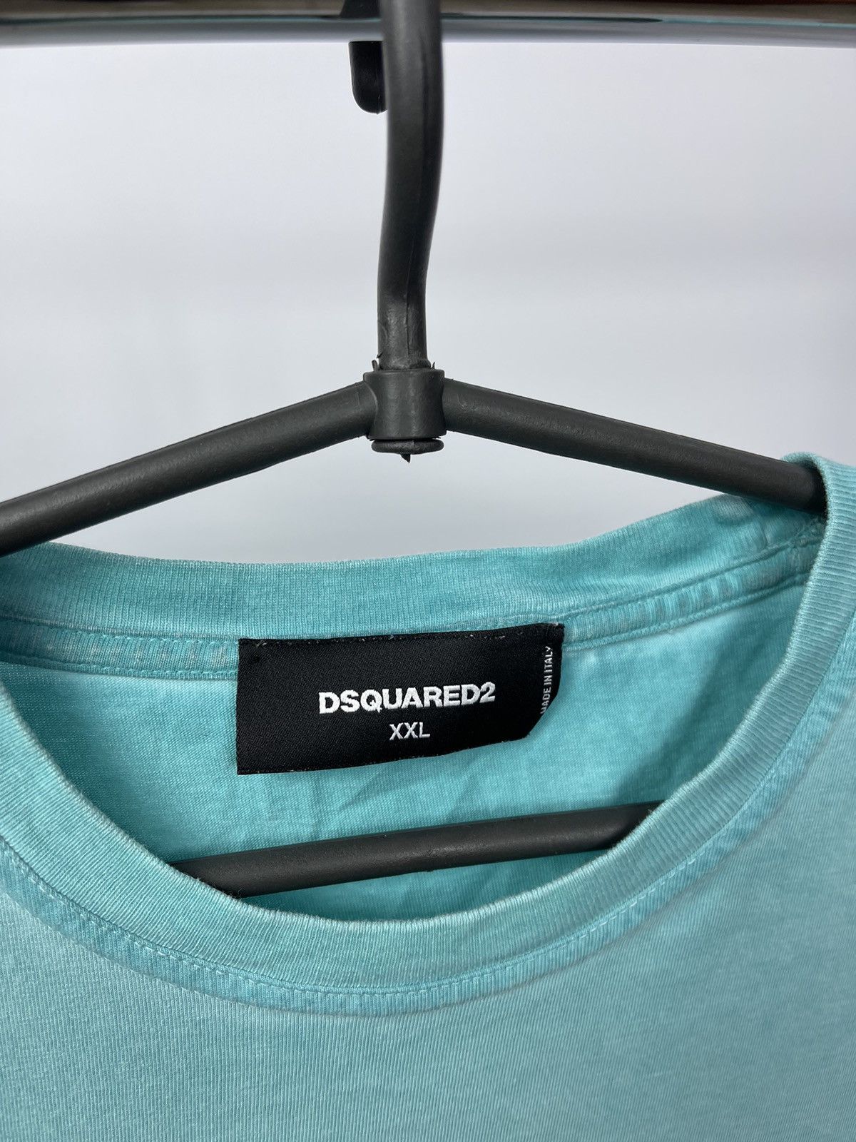 Dsquared2 Dsquared2 T-Shirt Size XXL Green Central Logo Made in Italy Size US XXL / EU 58 / 5 - 3 Thumbnail