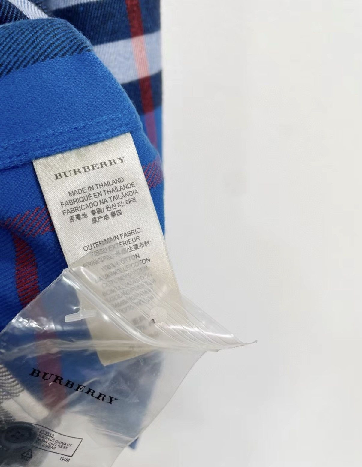 Burberry BURBERRY 100% Cotton Heavyweight Long Sleeve Shirt J30 Size US S / EU 44-46 / 1 - 6 Thumbnail