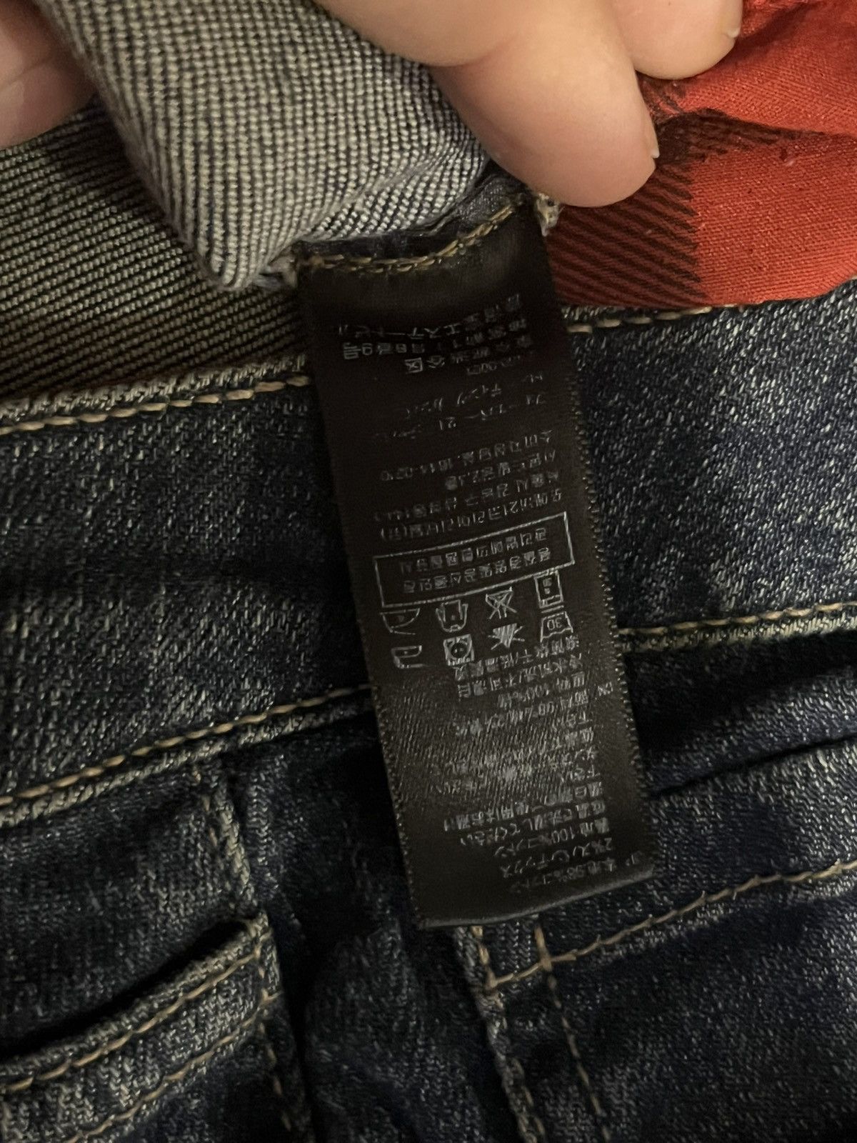 If Six Was Nine Vintage Archive Jeans DarkBlue Y2K Punk Japanese Denim Size US 30 / EU 46 - 5 Thumbnail
