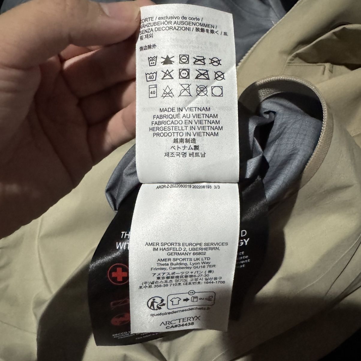 Arc'teryx Arcteryx SMOKE BLUFF Beta AR Size US S / EU 44-46 / 1 - 7 Thumbnail