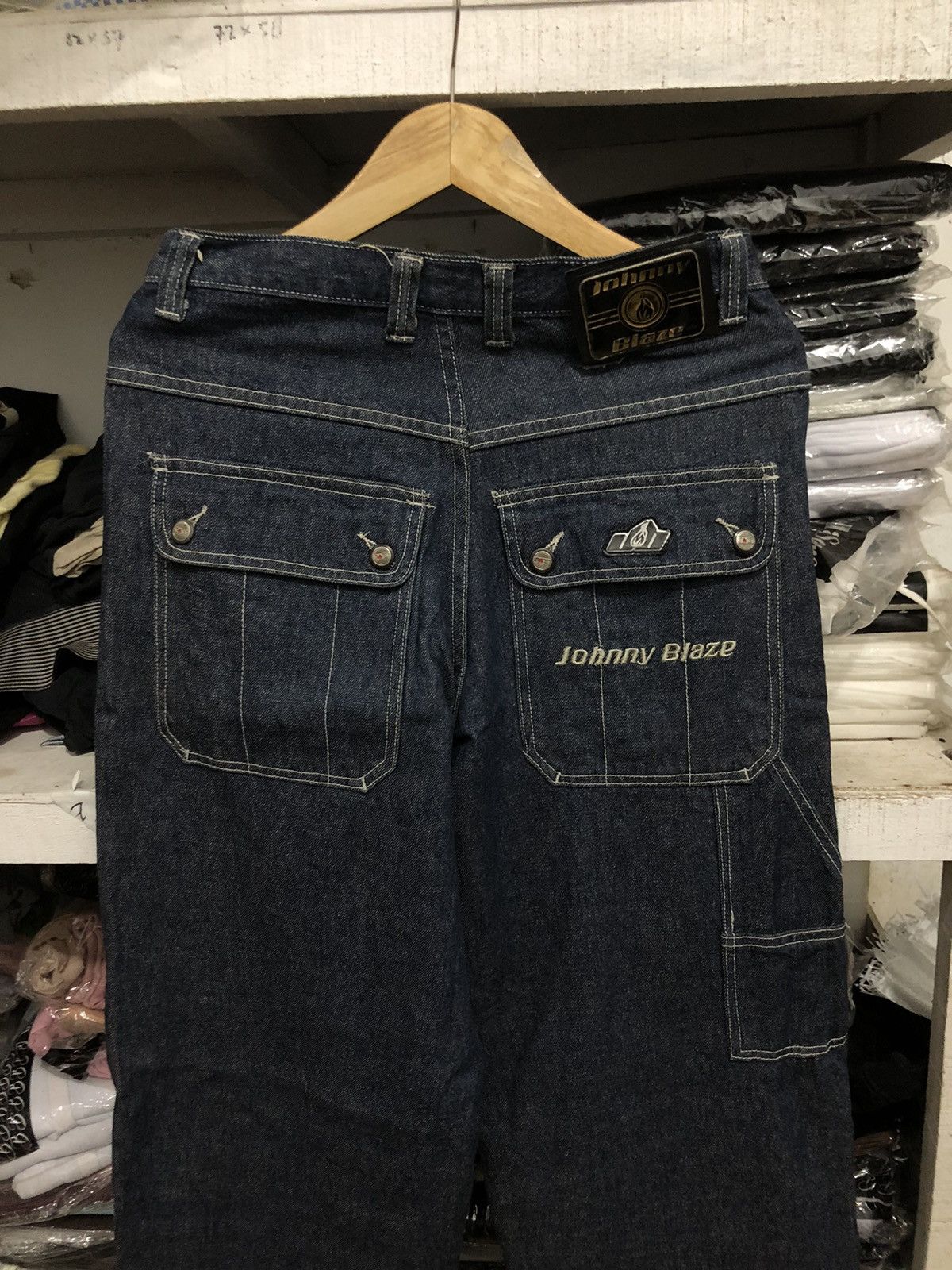 Japanese Brand Vintage Johnny Blaze Baggy Pants Size US 30 / EU 46 - 3 Thumbnail