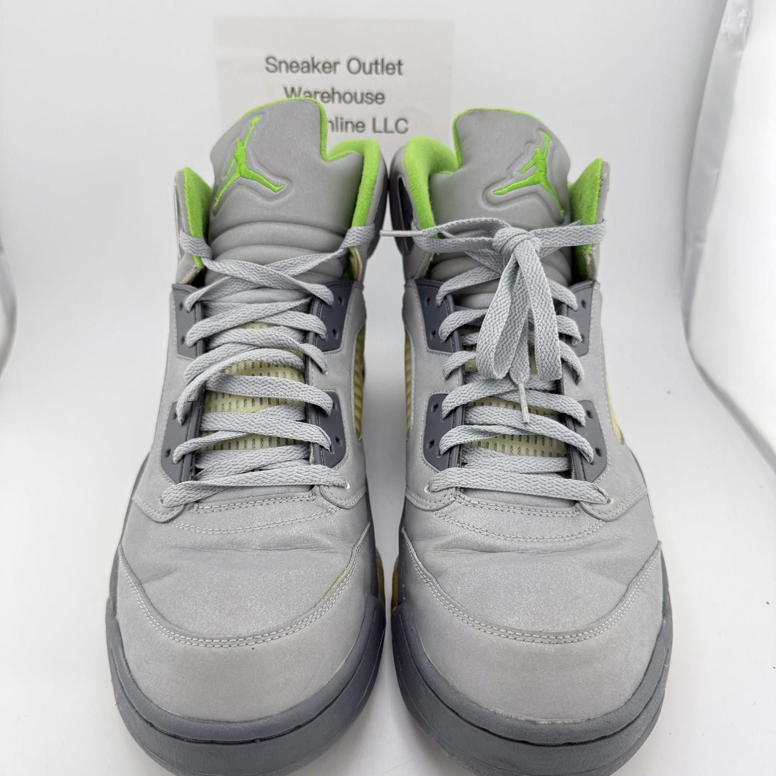 Jordan Brand Air Jordan 5 Green Bean 2006 US 15 Used D1775 Size US 15 / EU 48 - 3 Thumbnail