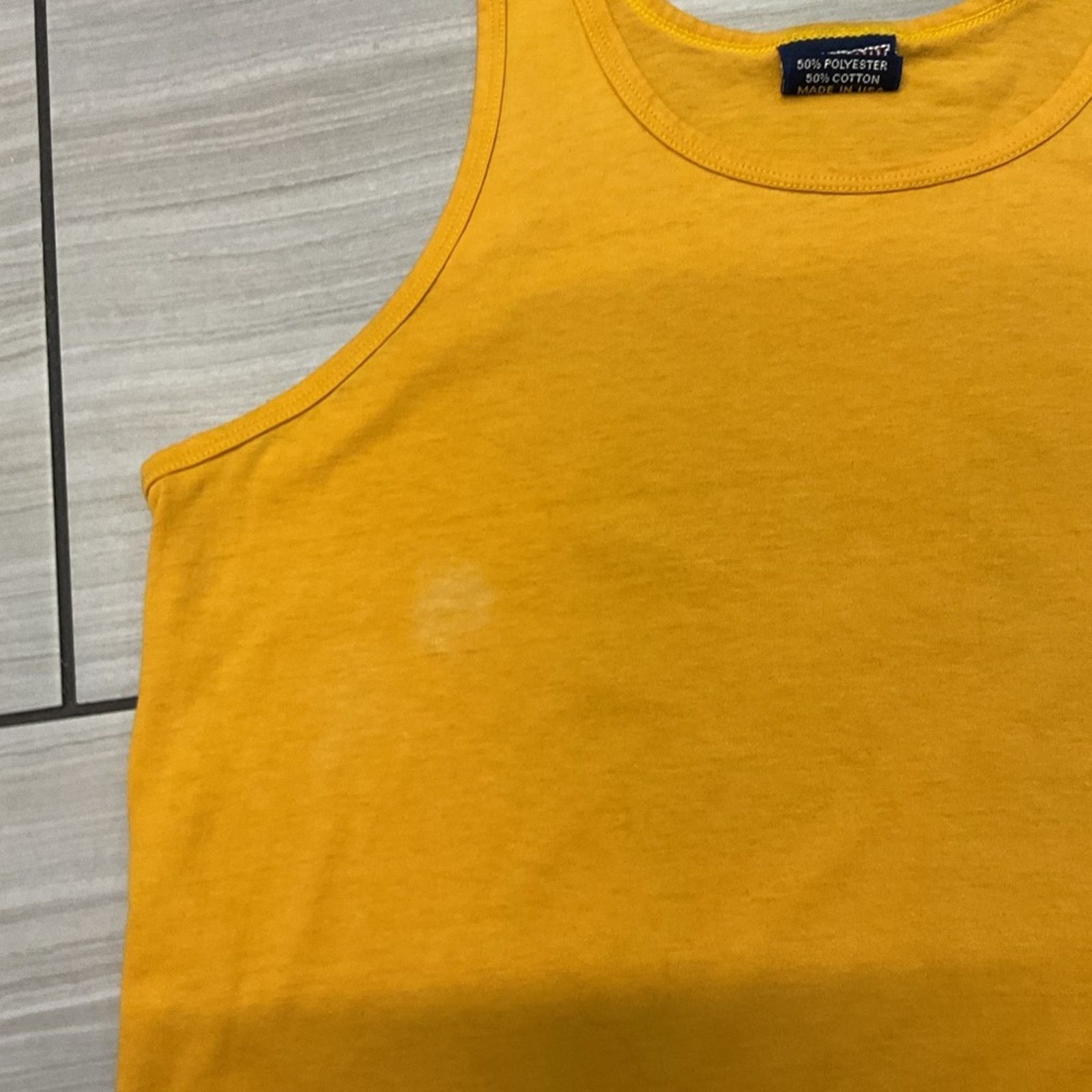 Jansport Vintage #23 JanSport Yellow Tank Top Size US XL / EU 56 / 4 - 6 Thumbnail