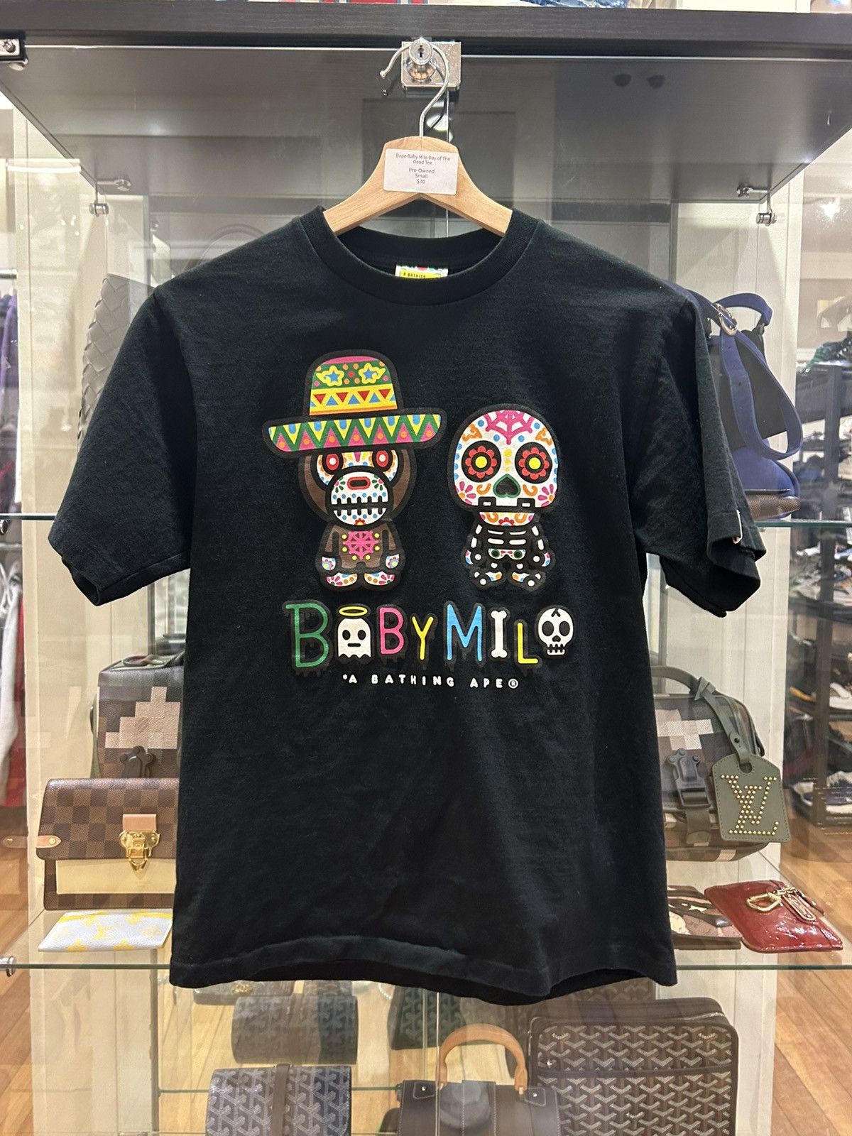 Bape Bape Baby Milo Day Of The Dead Tee Size US S / EU 44-46 / 1 - 1 Thumbnail