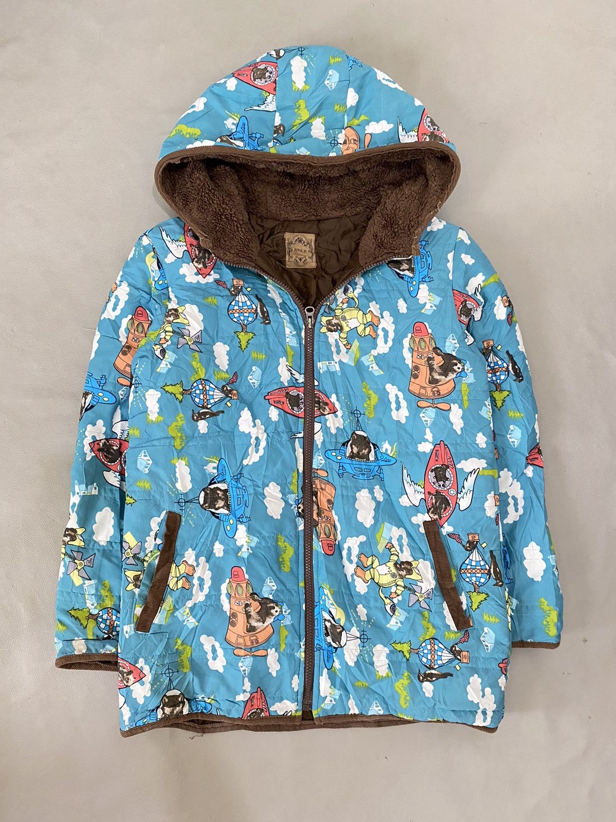 Hysteric Glamour Vintage aidle Fleece Hoodie Jacket space printed Size US M / EU 48-50 / 2 - 2 Thumbnail