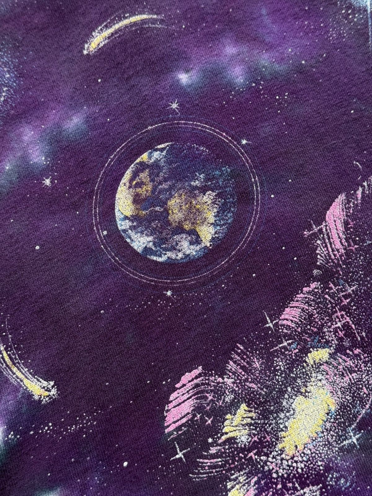 Liquid Blue Vintage 90s Liquid Blue Space Solar System T-Shirt Size US XL / EU 56 / 4 - 13 Thumbnail