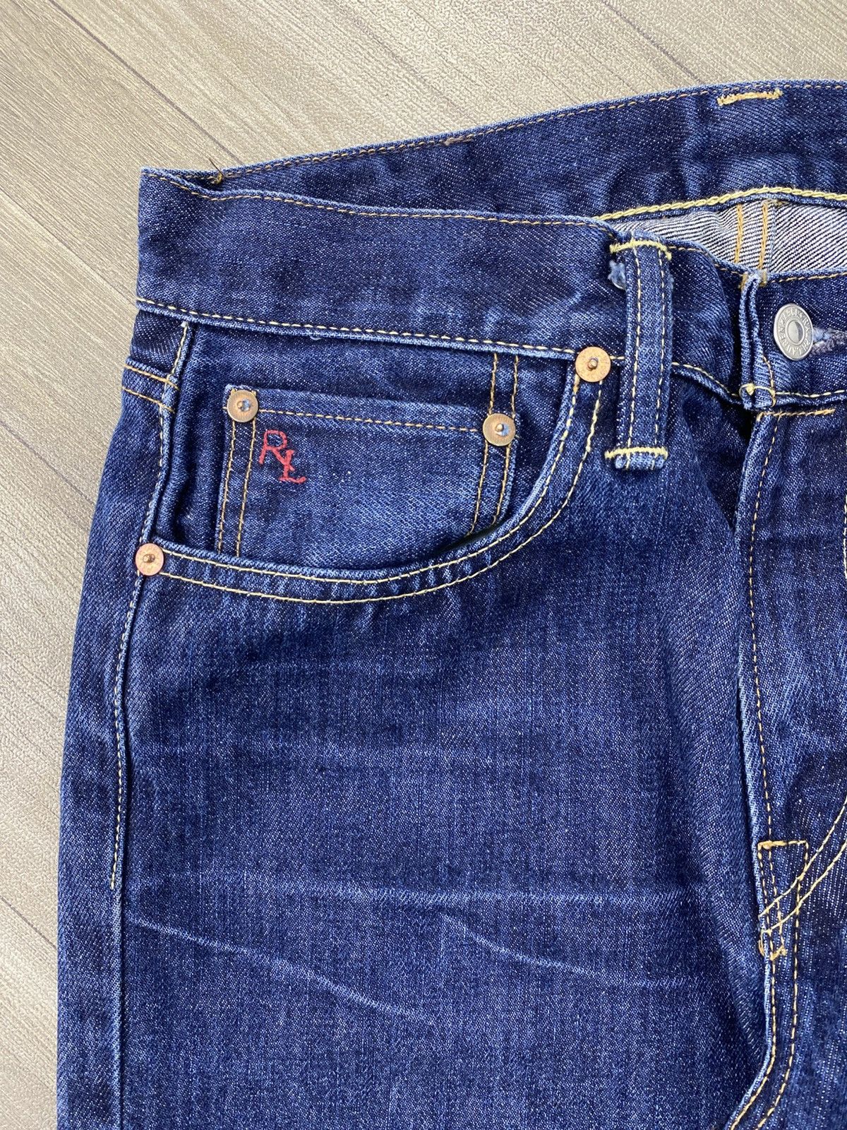 Polo Ralph Lauren Vintage Polo Ralph Lauren RL Blue Straight Jeans Size US 28 / EU 44 - 5 Thumbnail