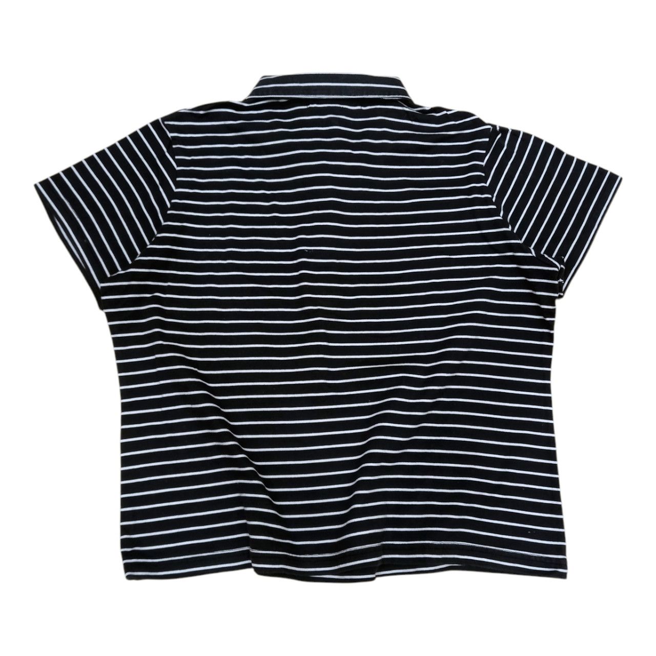 Balmain Balmain Paris Stripe Floral Logo Spellout Polo Size XL / US 12-14 / IT 48-50 - 2 Thumbnail
