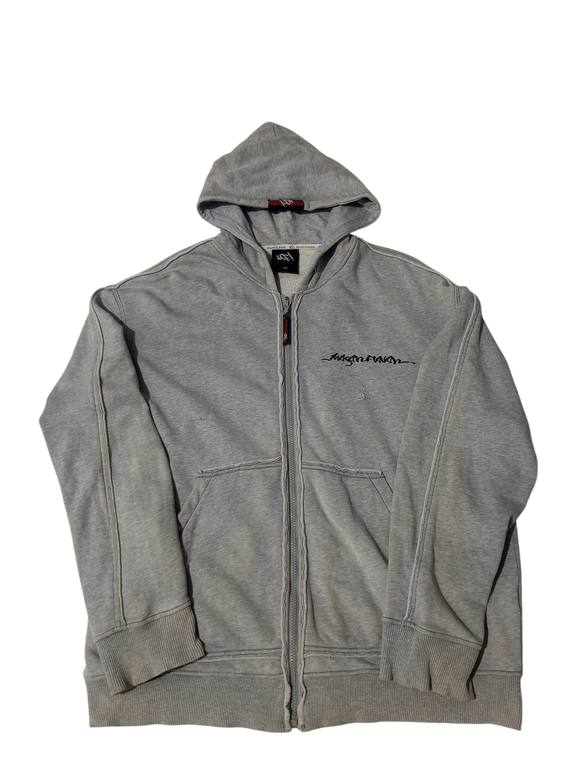 20471120 Vintage y2k majah flavah sun fadded distressed worn hoodie Size US XL / EU 56 / 4 - 3 Thumbnail