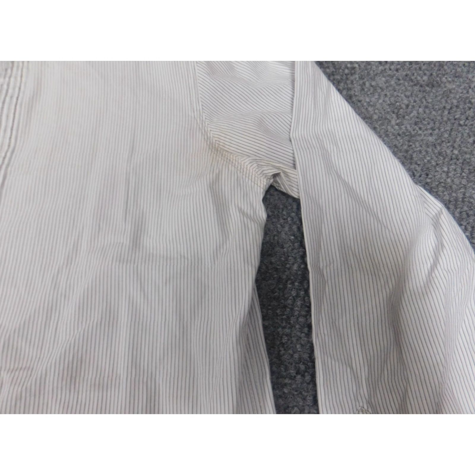 Zara Zara Shirt Button-Up Striped White Long Sleeve Collared Button-Down Logo Pocket Regular Mens L Size US L / EU 52-54 / 3 - 4 Thumbnail
