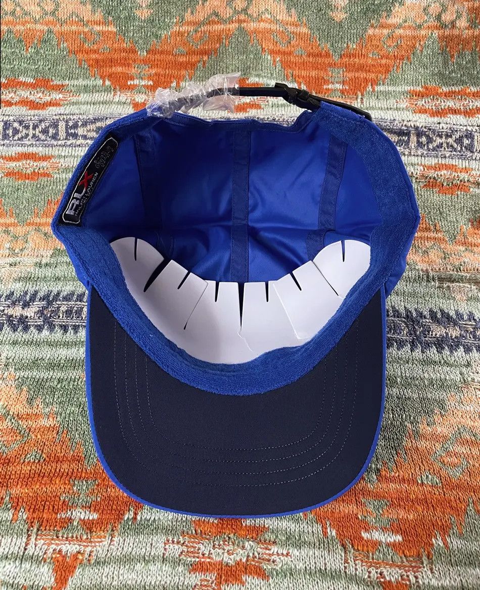RLX Ralph Lauren × Ralph Lauren Ralph Lauren RLX 5 panels Leather Baseball Hat Cap Size ONE SIZE - 3 Thumbnail