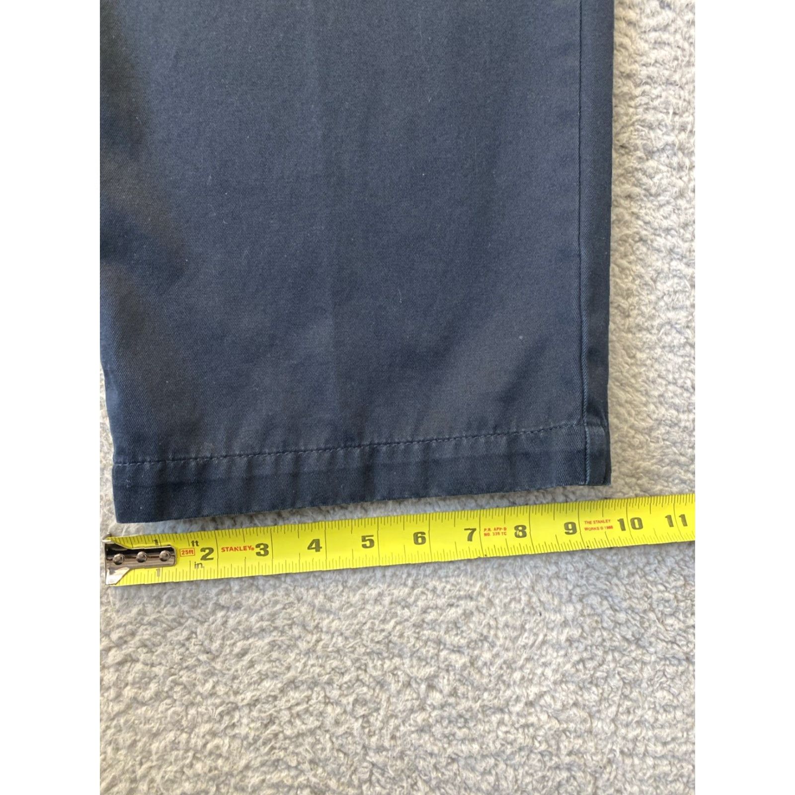 Nautica Nautica Pants Mens 40 x 32 Chino Regular Black 100% Cotton /90s Nautical Beach Preppy Size US 40 / EU 56 - 6 Thumbnail