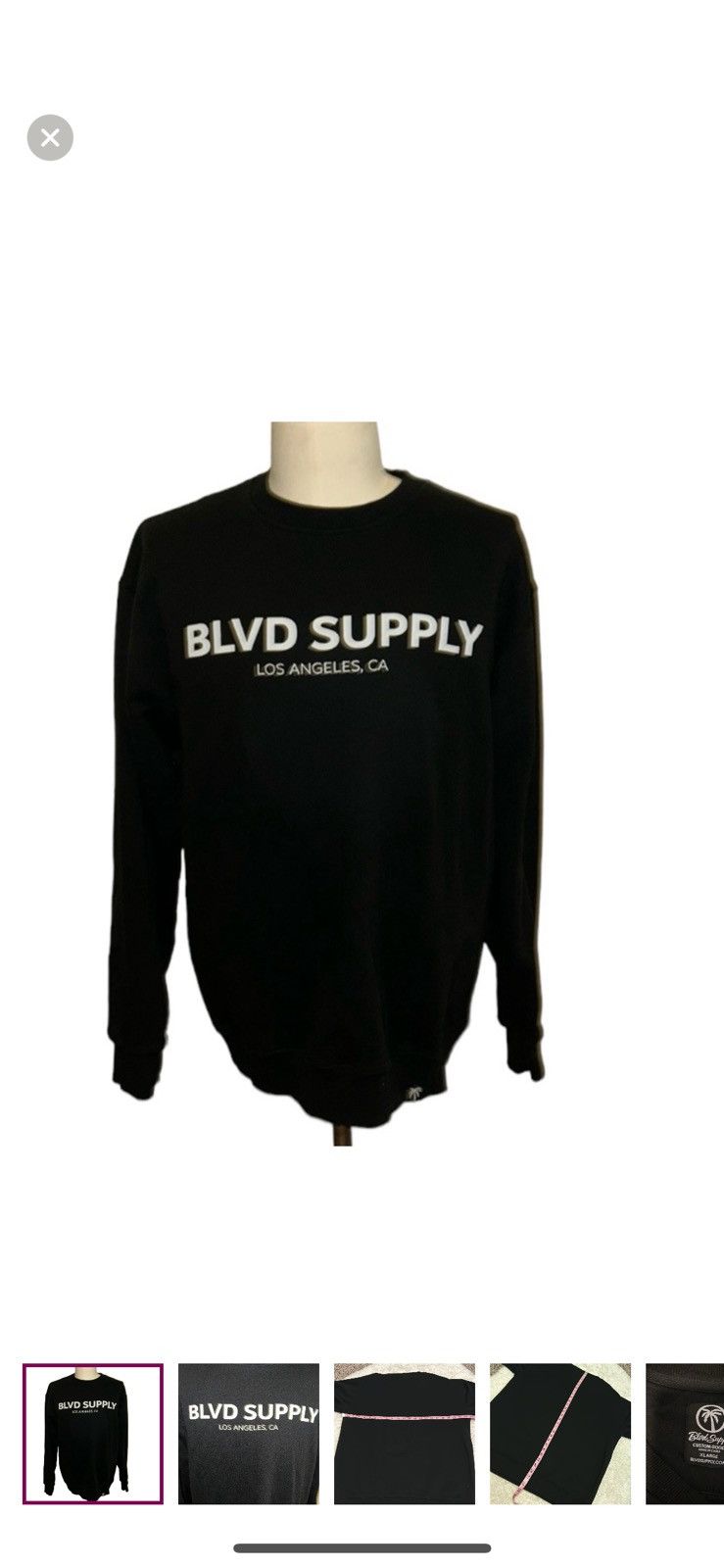 BLVD Blvd supply xl crewneck sweatshirt Size US XL / EU 56 / 4 - 1 Thumbnail