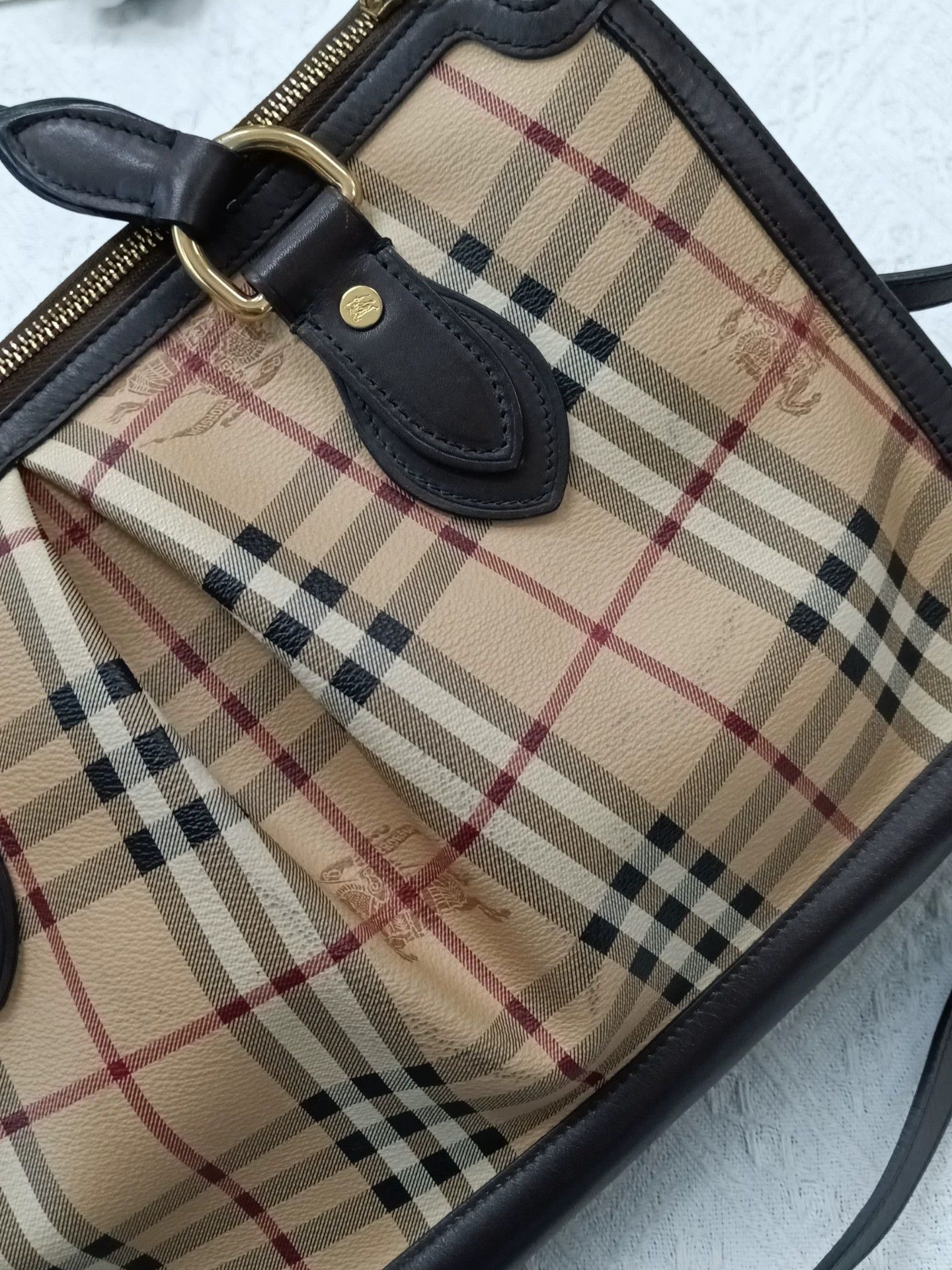 Burberry Burberry Check Shoulder Bag 36x17x23-38 Size ONE SIZE - 7 Thumbnail