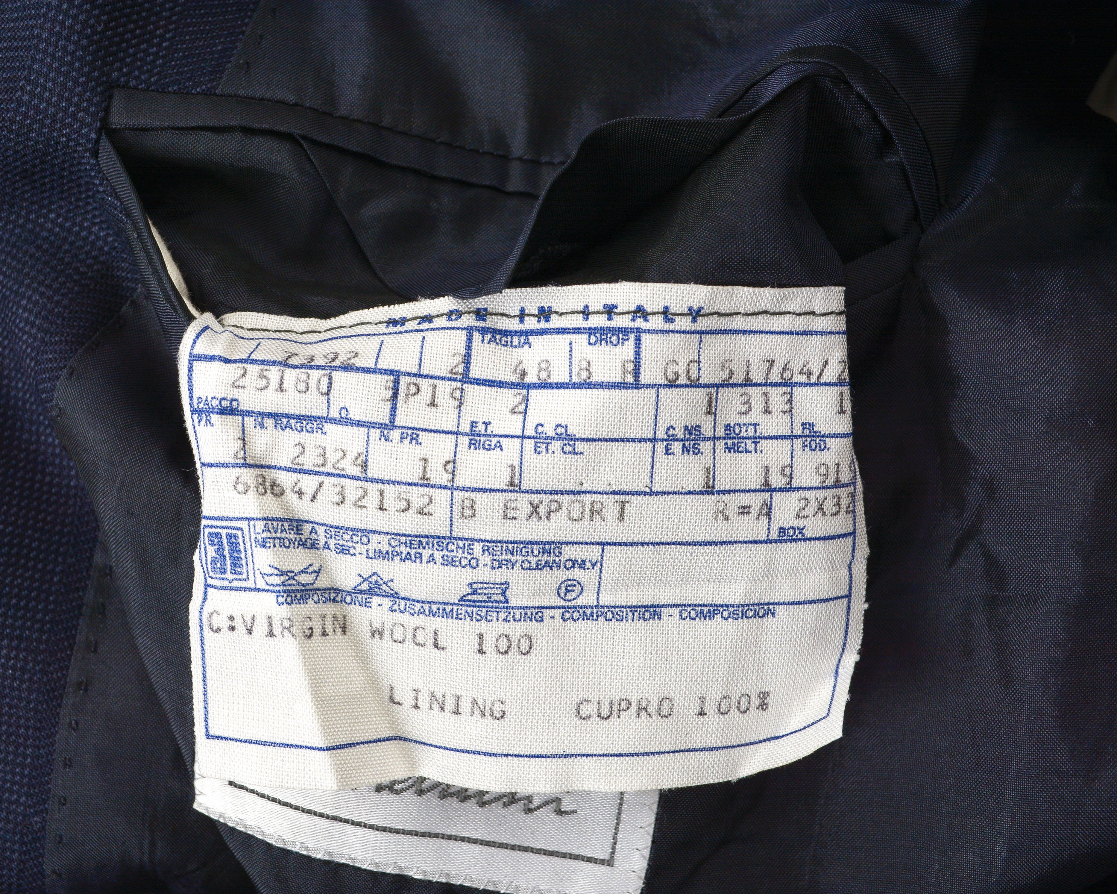 Corneliani × Vintage Double breasted Wool UK 38 US Blazer Suit jacket sport coat Size 38R - 6 Thumbnail