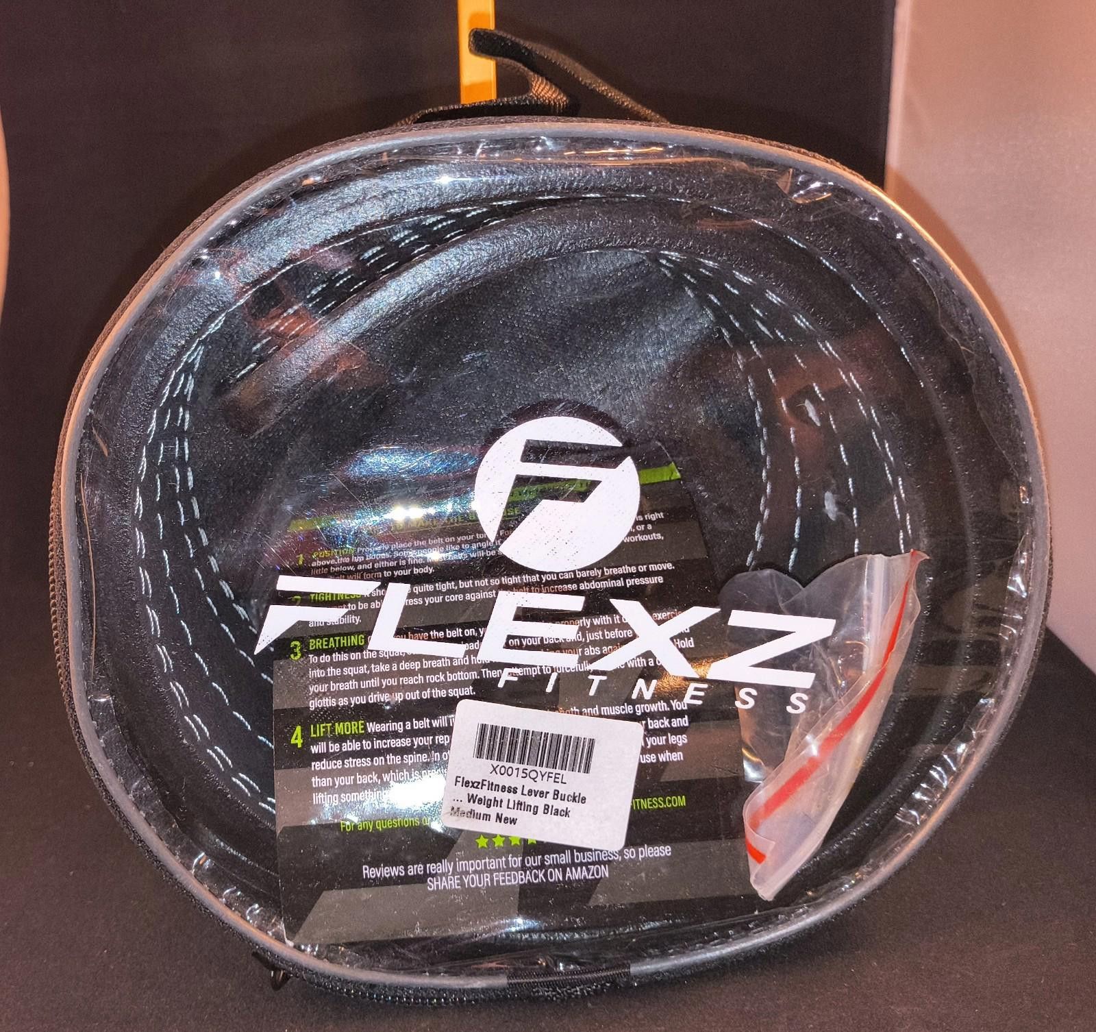 Other NEW FLEXZ Fitness Lever Weight Lifting Belt Leather - Size M Size ONE SIZE - 1 Thumbnail