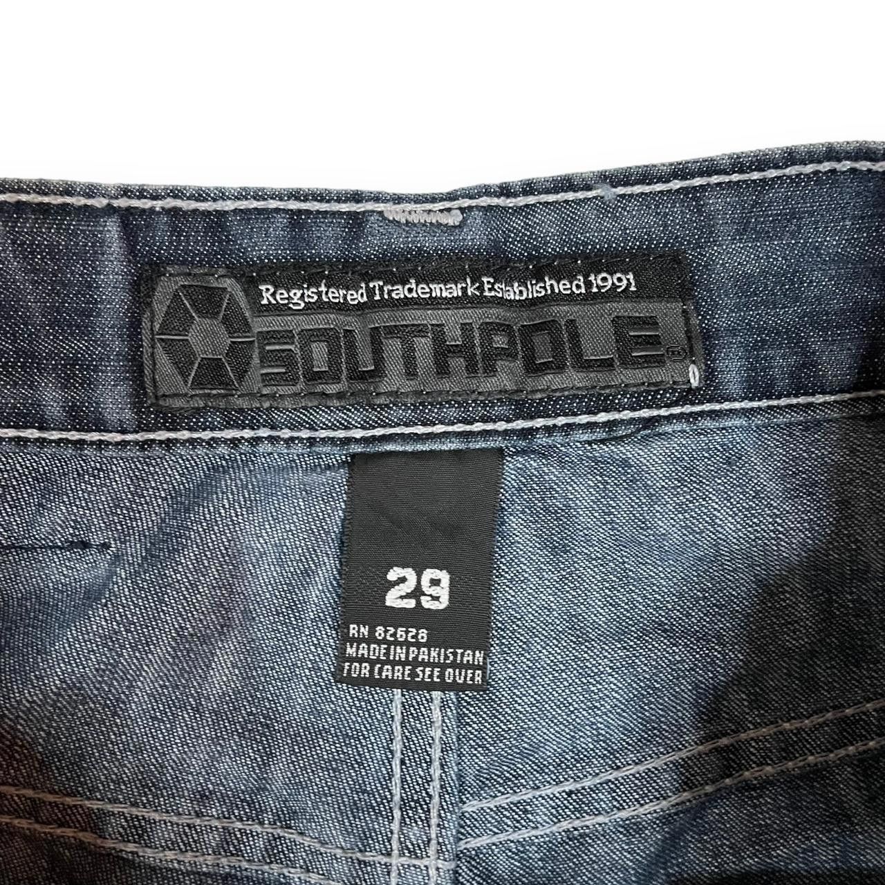 Southpole Southpole Men's Blue and Navy Shorts Size US 28 / EU 44 - 4 Thumbnail