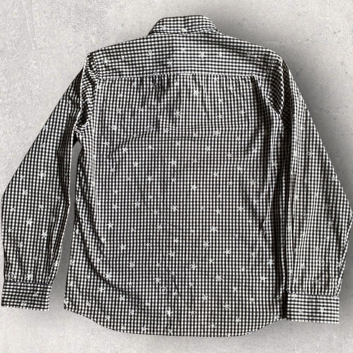 Hiroshi Fujiwara × Sophnet. × uniform experiment Star Blk/Wht Plaid Shirt Size US S / EU 44-46 / 1 - 4 Thumbnail