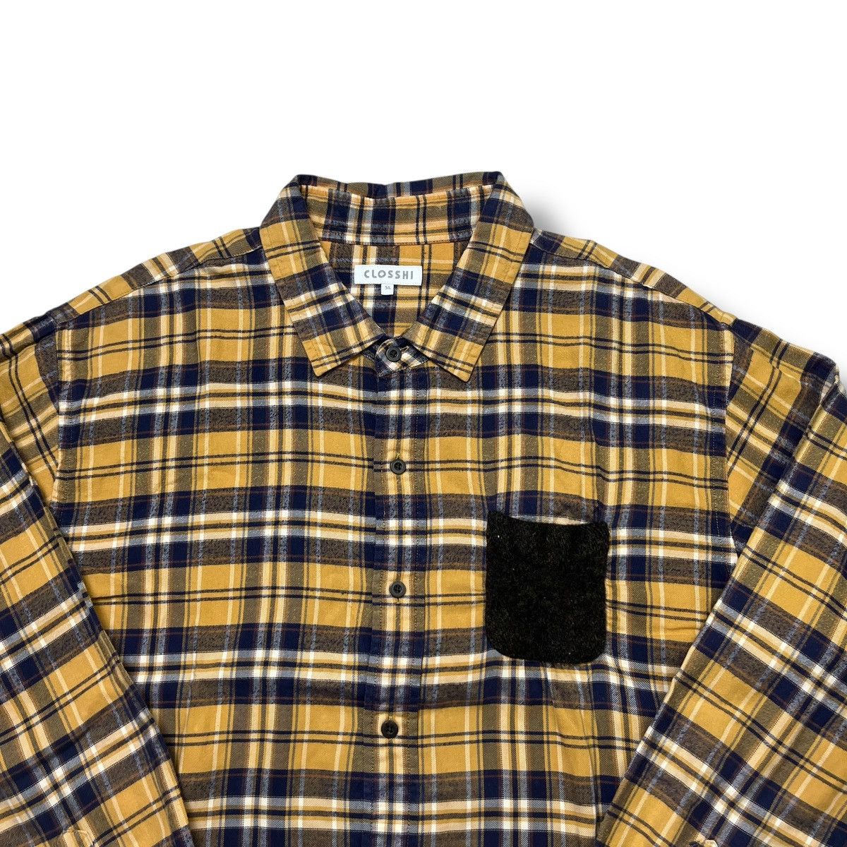 Harris Tweed CLOSSHI x Harris Tweed Flannel Shirt Size US XL / EU 56 / 4 - 2 Thumbnail