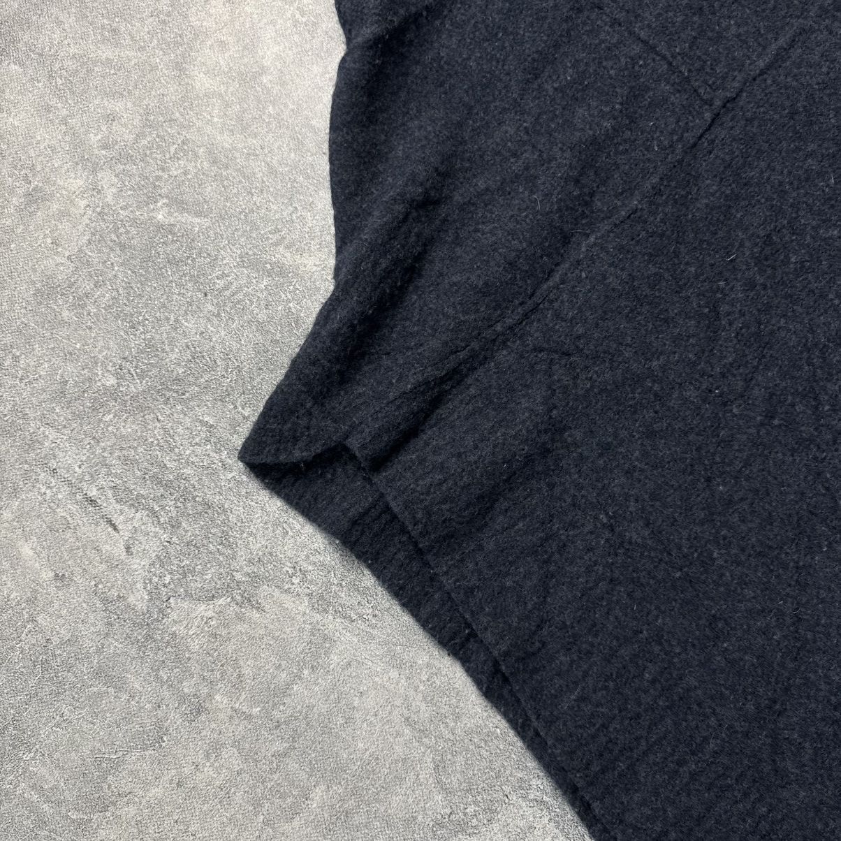 Allsaints AllSaints Charcoal High Neck Sweater Avantgarde Asymmetrical Size M / US 6-8 / IT 42-44 - 4 Thumbnail