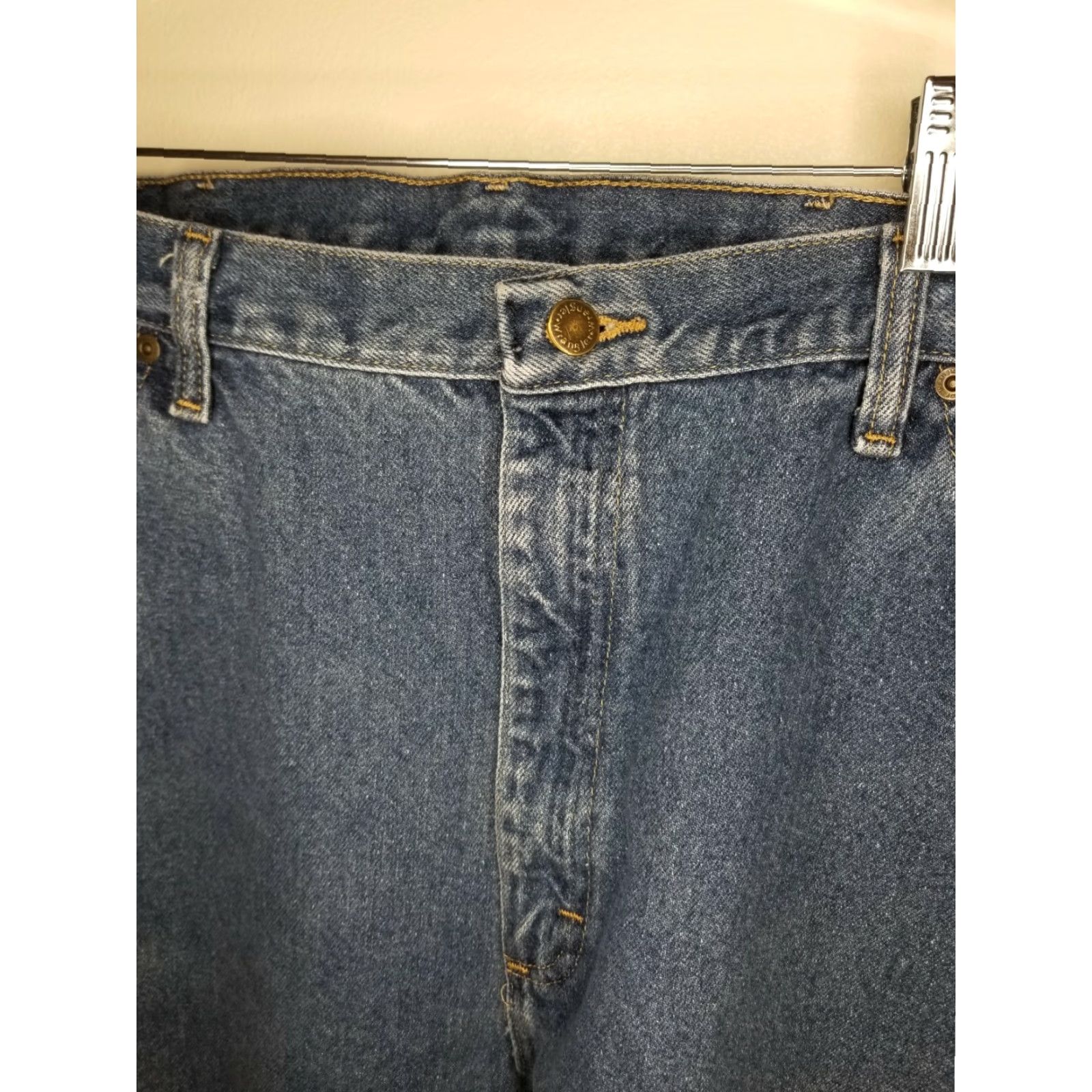 Wrangler VINTAGE? (No) Wrangler Rugged Wear Jeans Men 42 x 29 Blue Straight Denim 42 29 Wrangler Rugged Wear Mens Jeans Size US 42 / EU 58 - 5 Thumbnail