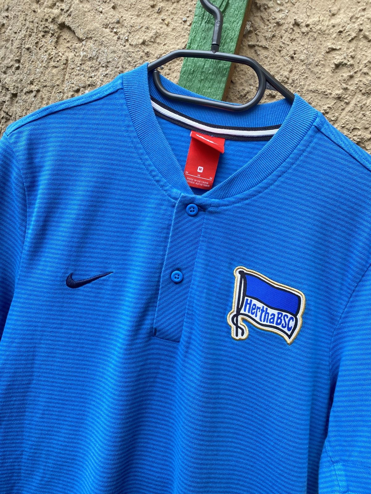 Nike Hertha Berlin 2017 2018 Polo Football Shirt Soccer PSG Milan Size US M / EU 48-50 / 2 - 2 Thumbnail
