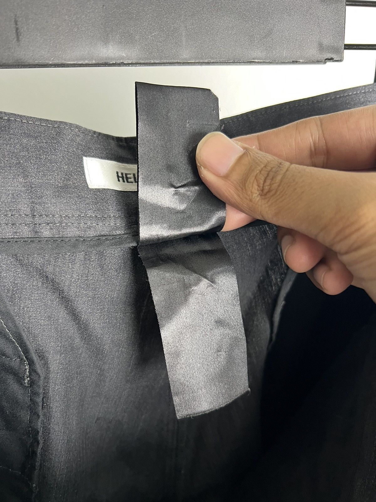 Helmut Lang Helmut Lang Seersucker Elastane Pants Size US 32 / EU 48 - 5 Thumbnail