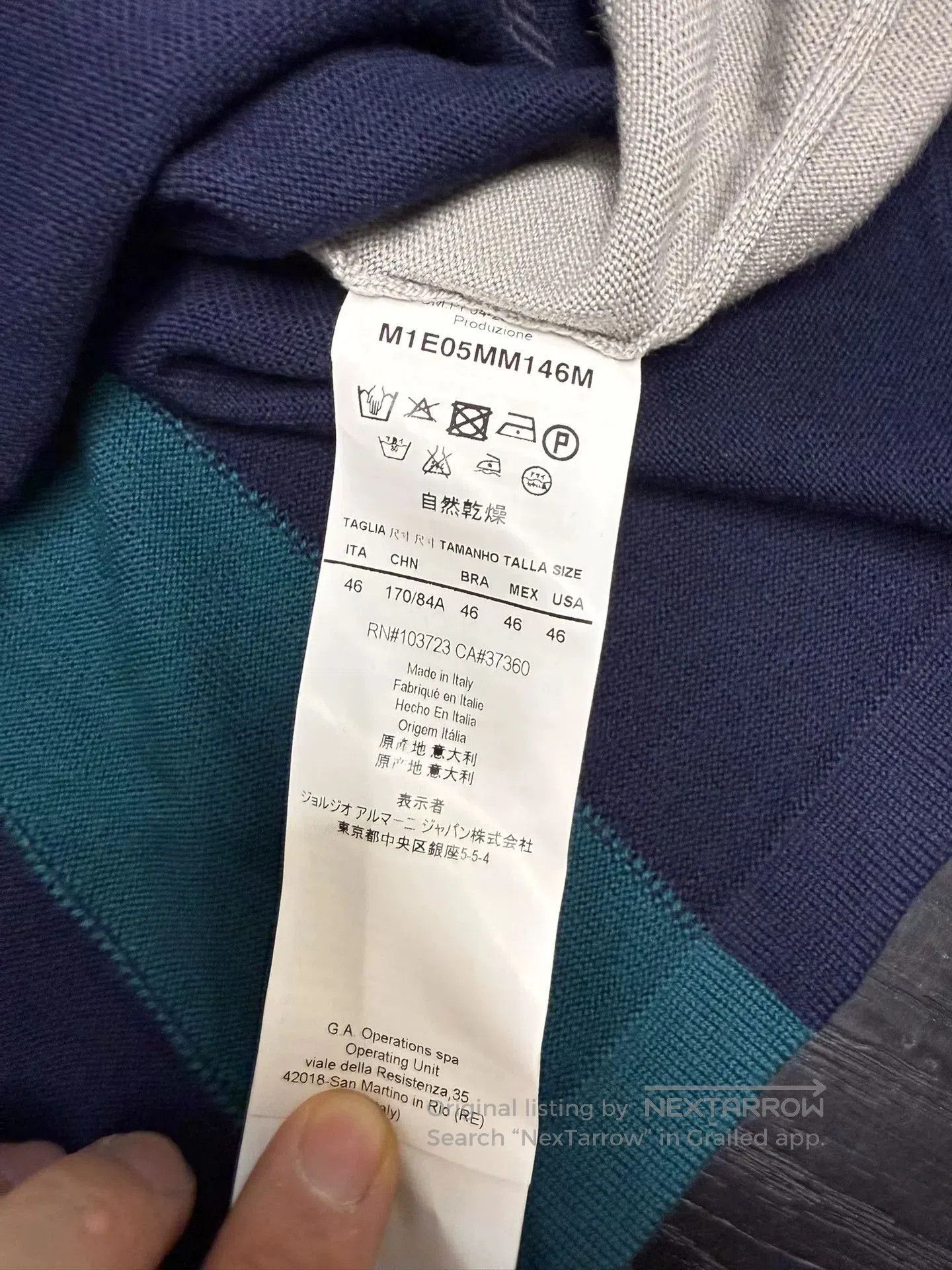 Emporio Armani Emporio Armani Wool Knit Cardigan. Size US S / EU 44-46 / 1 - 6 Thumbnail