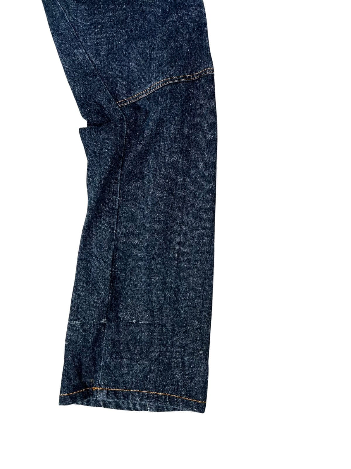 Vintage Double Waist Nylaus Clothing Japan Twisted Leg Denim Jeans Size US 31 - 16 Thumbnail